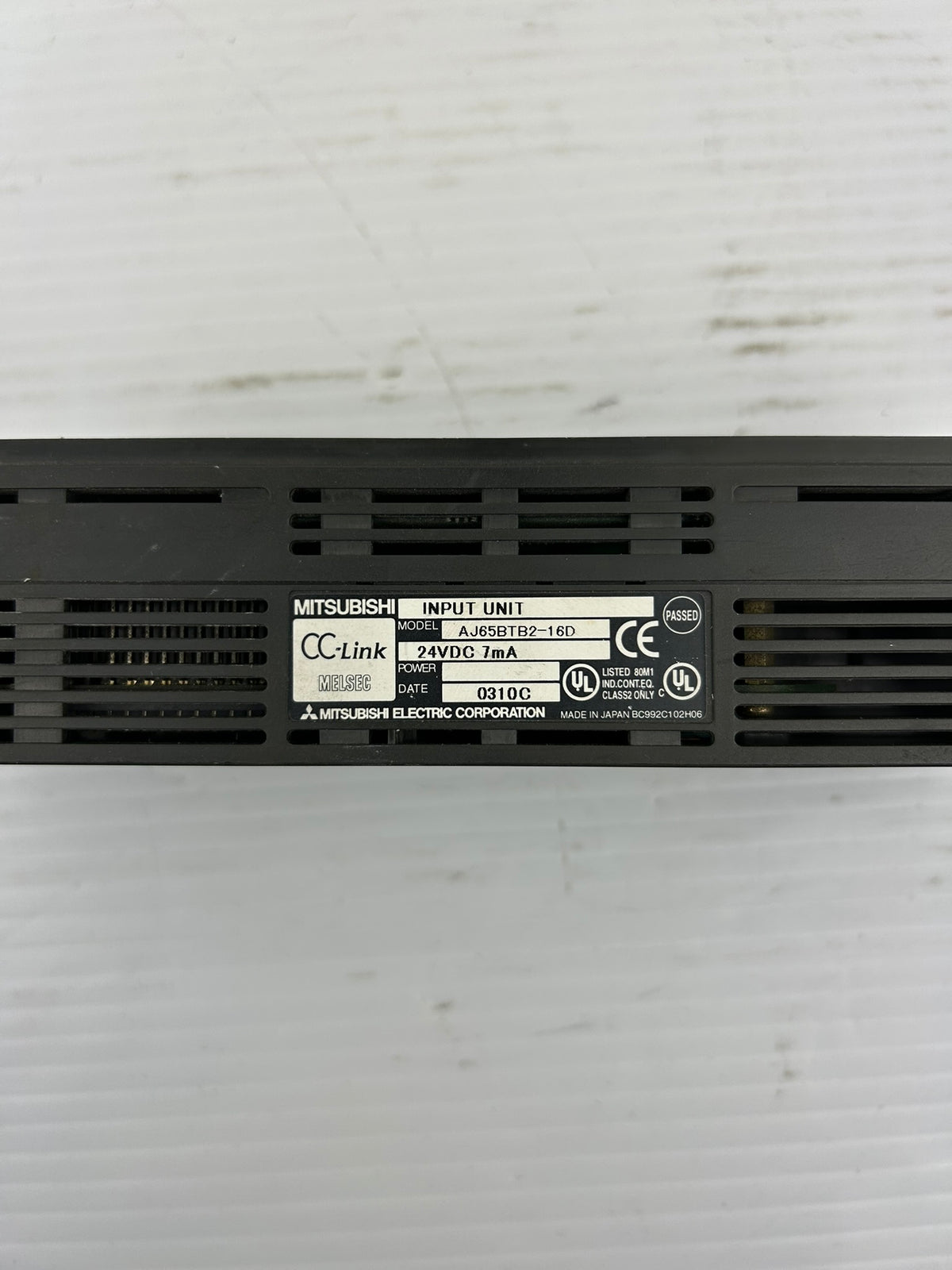 Mitsubishi AJ65BTB2-16D Melsec CC-Link Input Unit PLC Module 24VDC 7mA No Cover