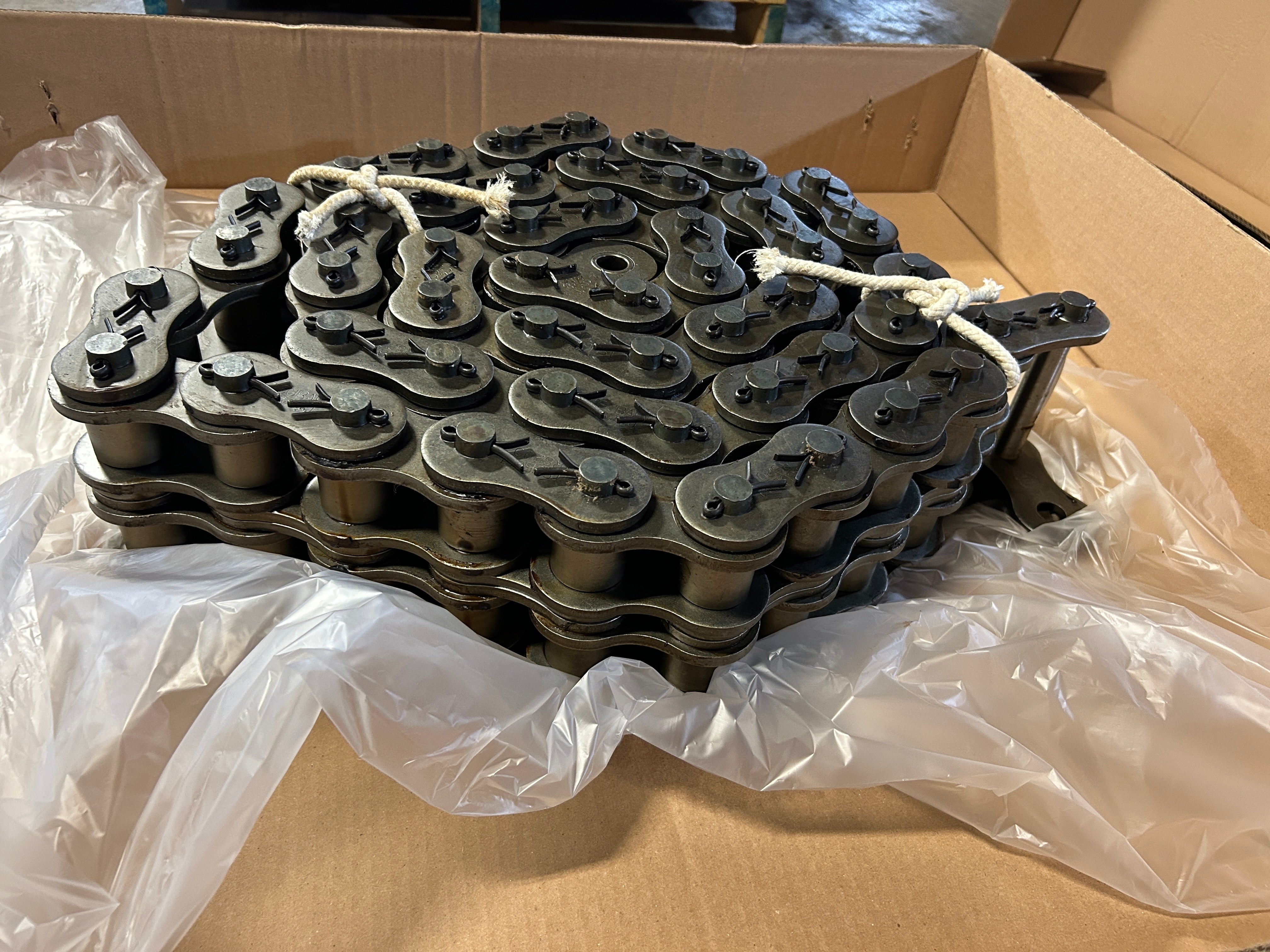 Tsubaki 200-2 Double Row Chain Roll Link Assembly ANSI 200 2.5" Pitch - 26 Links