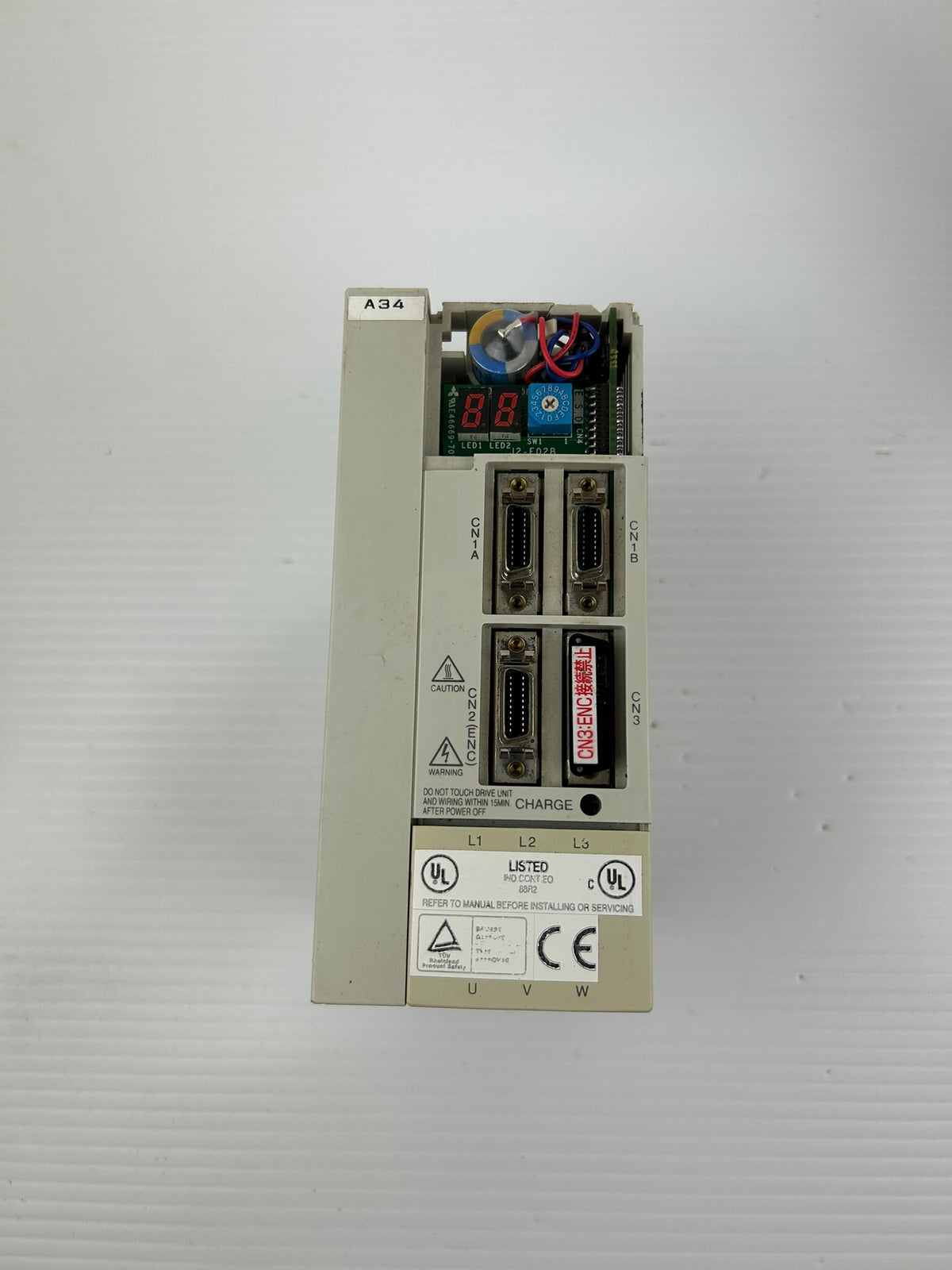 Mitsubishi MR-J2-60CT AC Servo Drive 0.6kW 3.6A 170V 3PH CNC