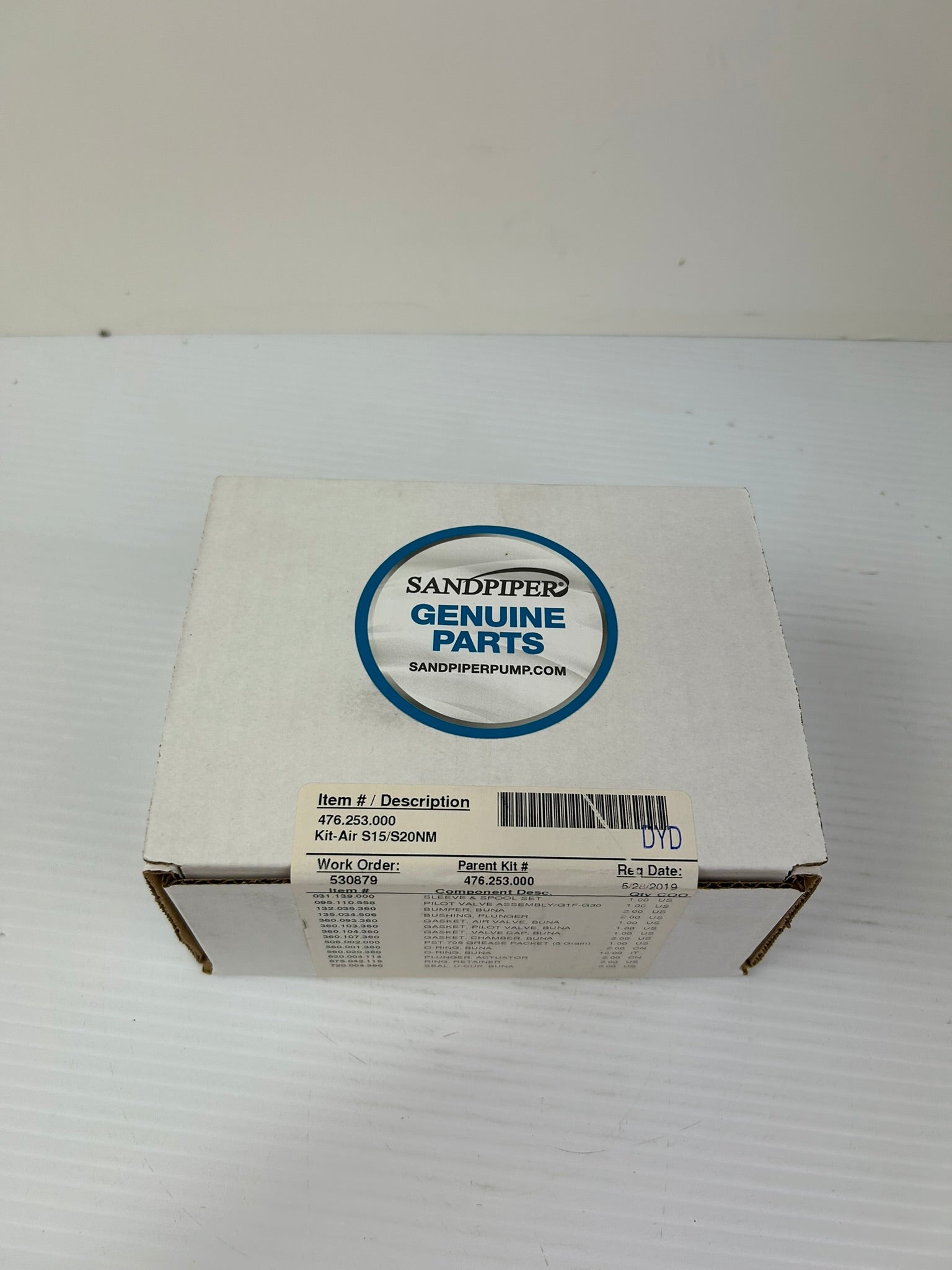 Sandpiper Genuine Parts 476.253.000 Kit-Air S15/S20NM