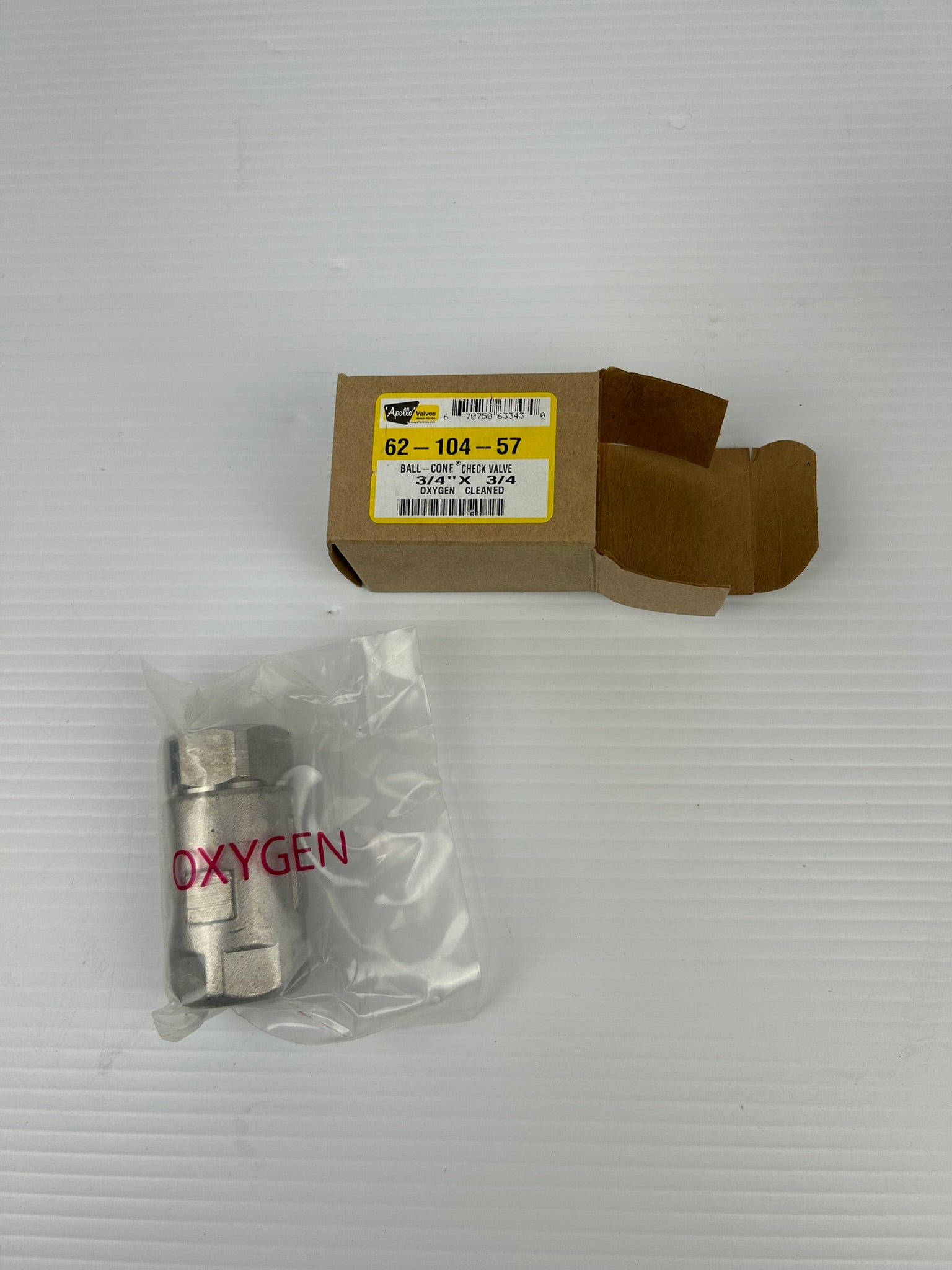 Apollo 62-104-57 Ball-Cone Check Valve 3/4" x 3/4"