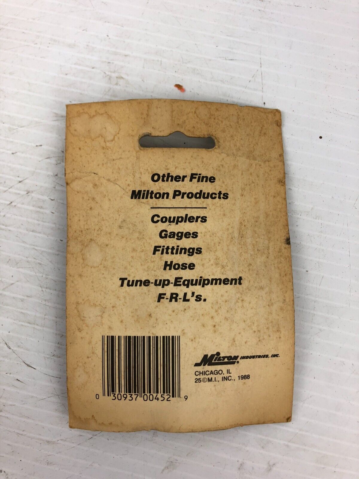 Milton S452 Valve Extension