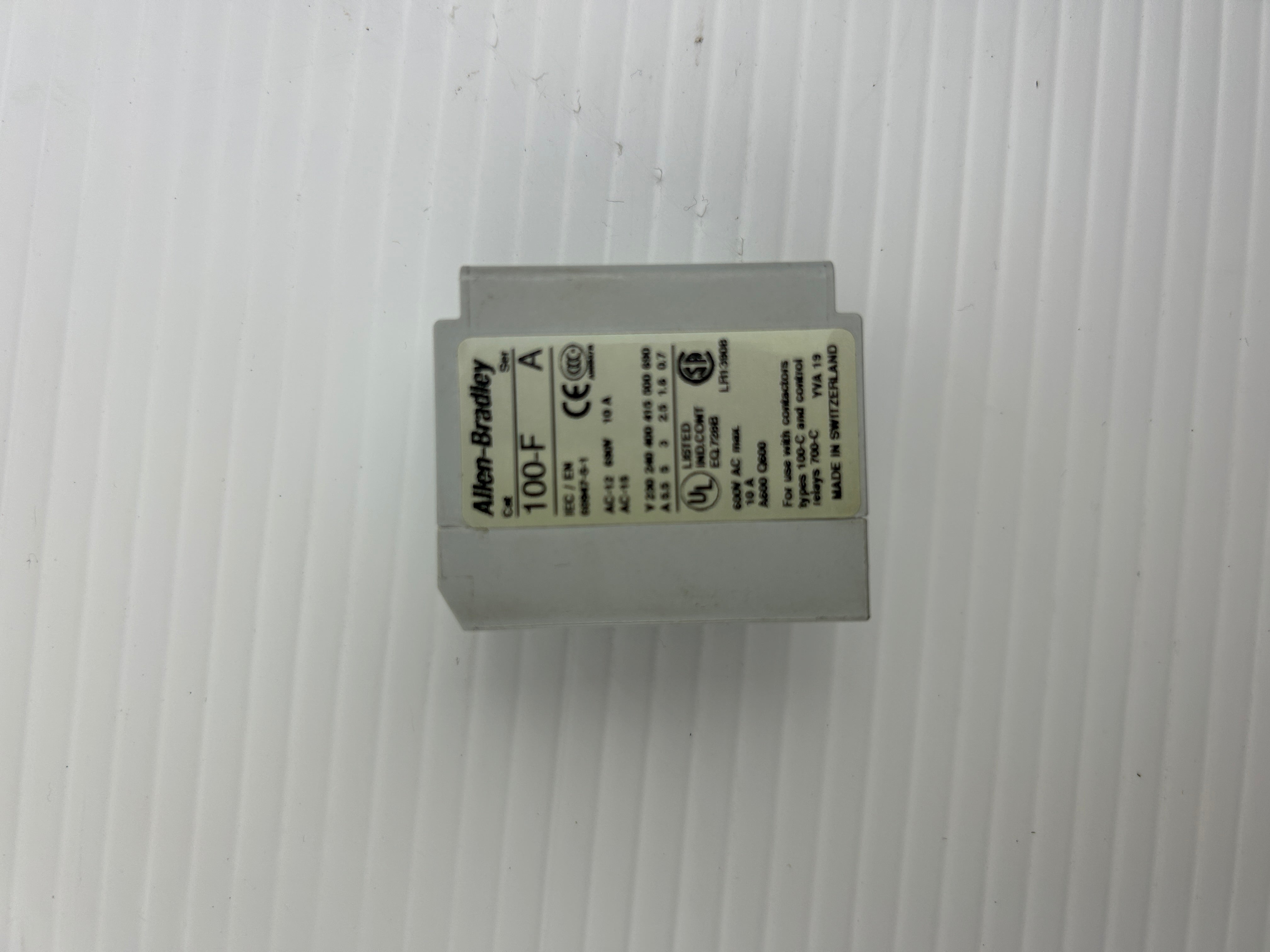Allen-Bradley 100-F Contact Block Series A A11