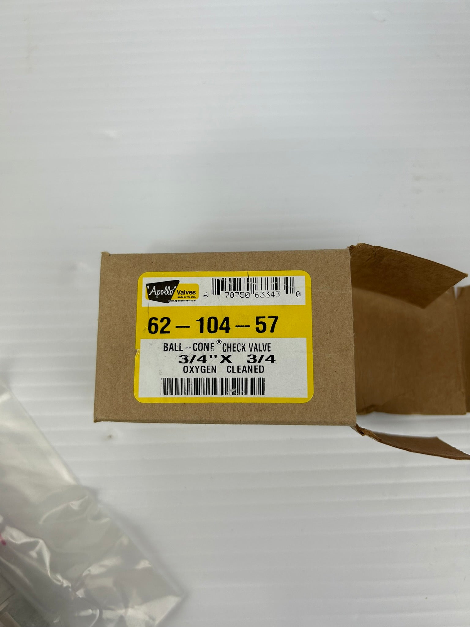 Apollo 62-104-57 Ball-Cone Check Valve 3/4" x 3/4"