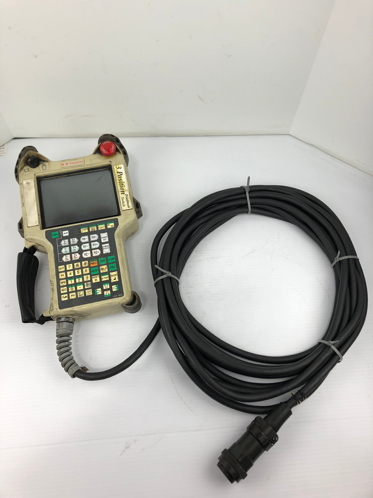 Kawasaki RTP151-10 Teach Pendant 02069206 with Cable Nachi Fujikoshi