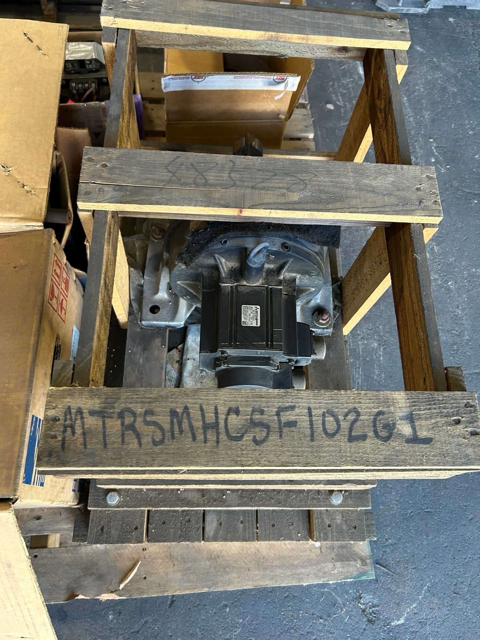 Mitsubishi HC-SF102G1H 1kW AC Servo Motor with 43:1 Cyclo Drive CHHM-4135-43