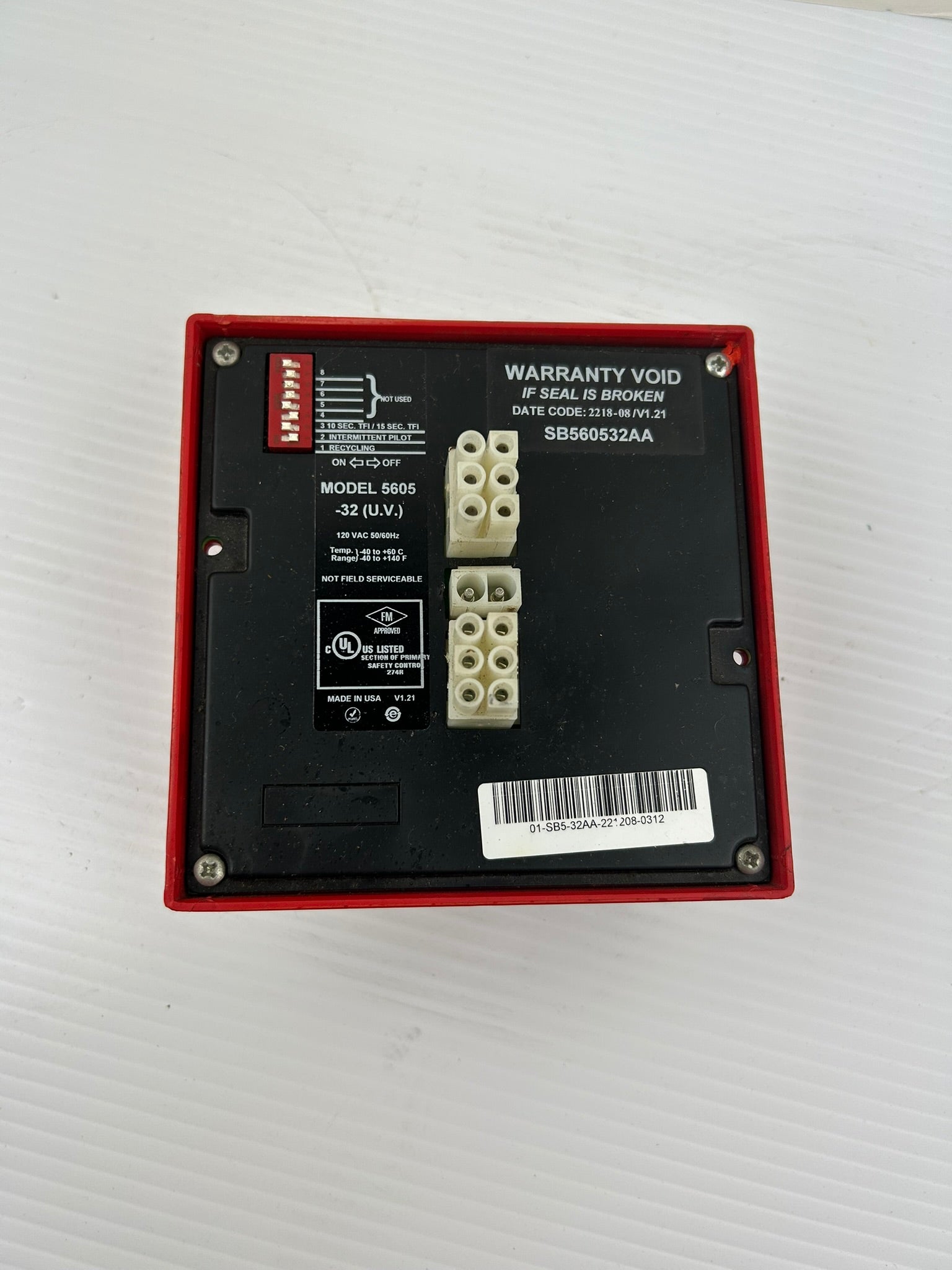 Fireye SB560532AA Flame Signal Rod SB Series Safety Control 5605 -32 (U.V.)