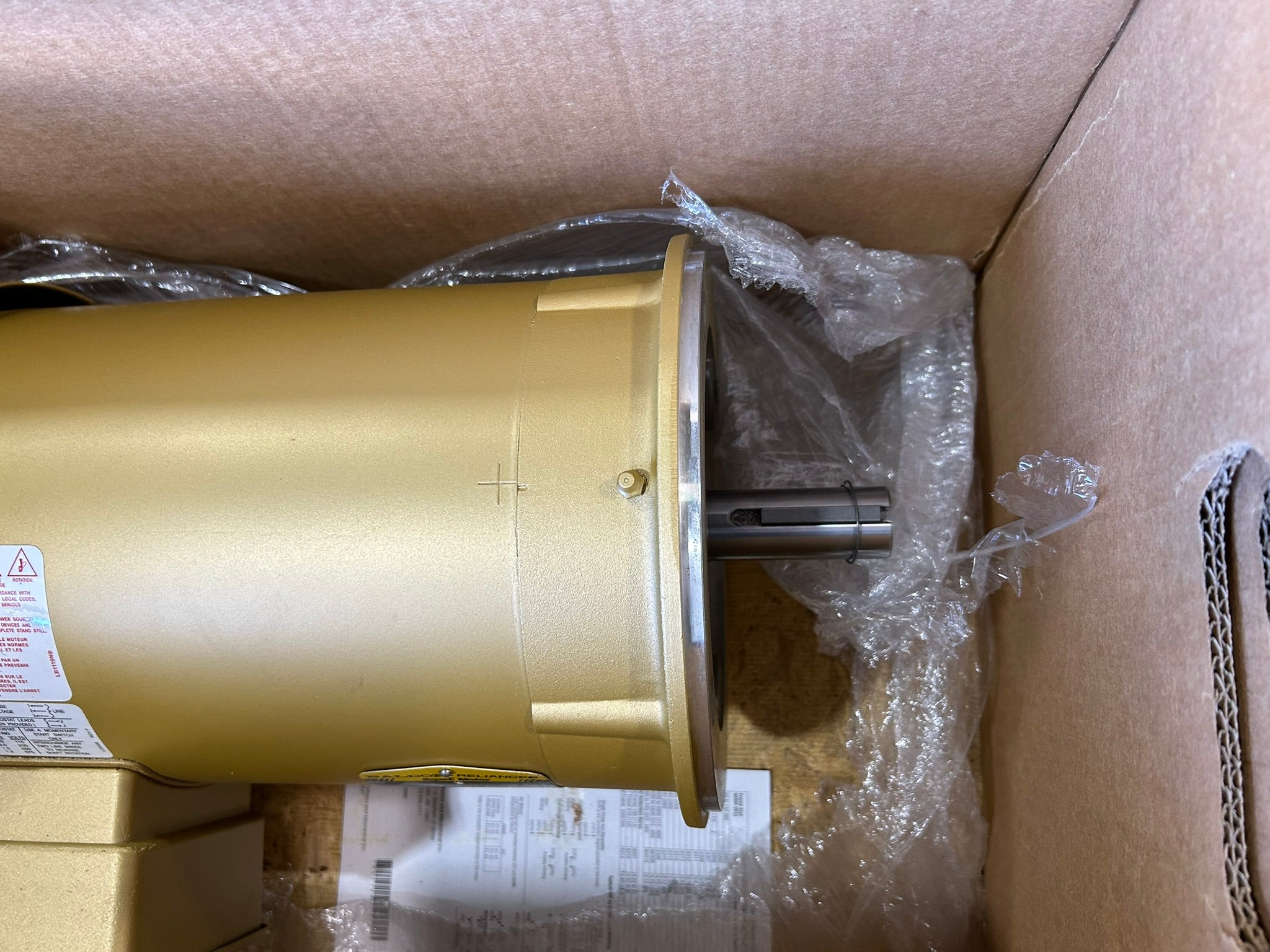 Baldor Reliance CEM3611T-5 Super-E Motor 3HP 575V 1760RPM 3PH 182TC TEFC NEMA