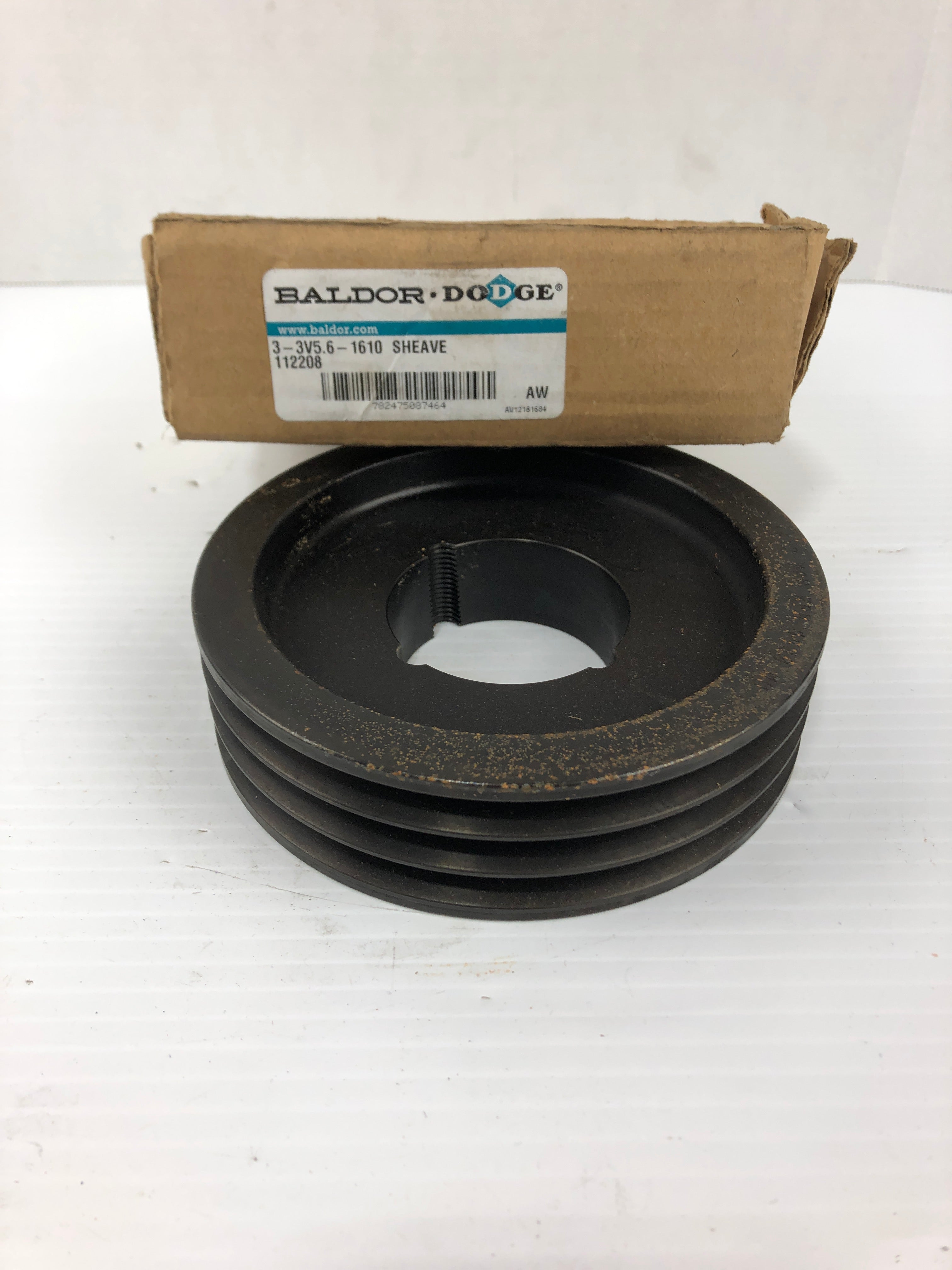 Dodge 112208 3-3V5.6-1610 Sheave 3-Groove Pulley