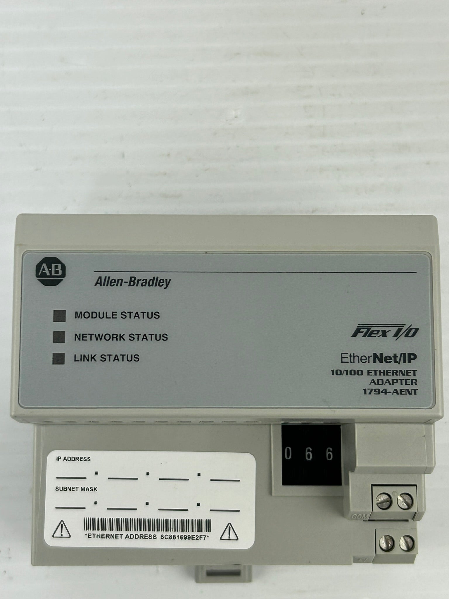 Allen-Bradley 1794-AENT Flex I/O Ethernet Adapter EtherNet/IP 10/100 Series B