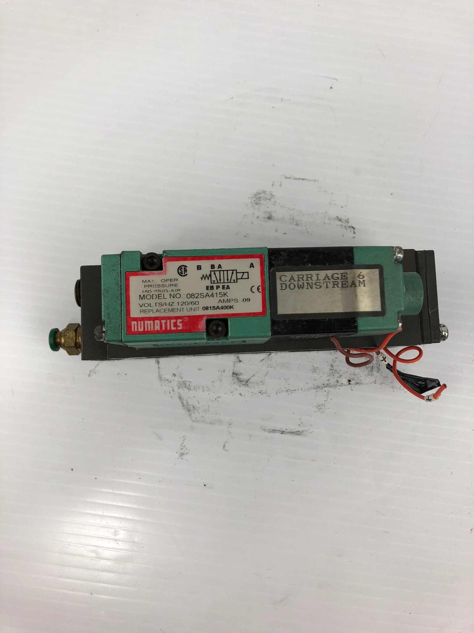 Numatics 082SA415K Solenoid Valve