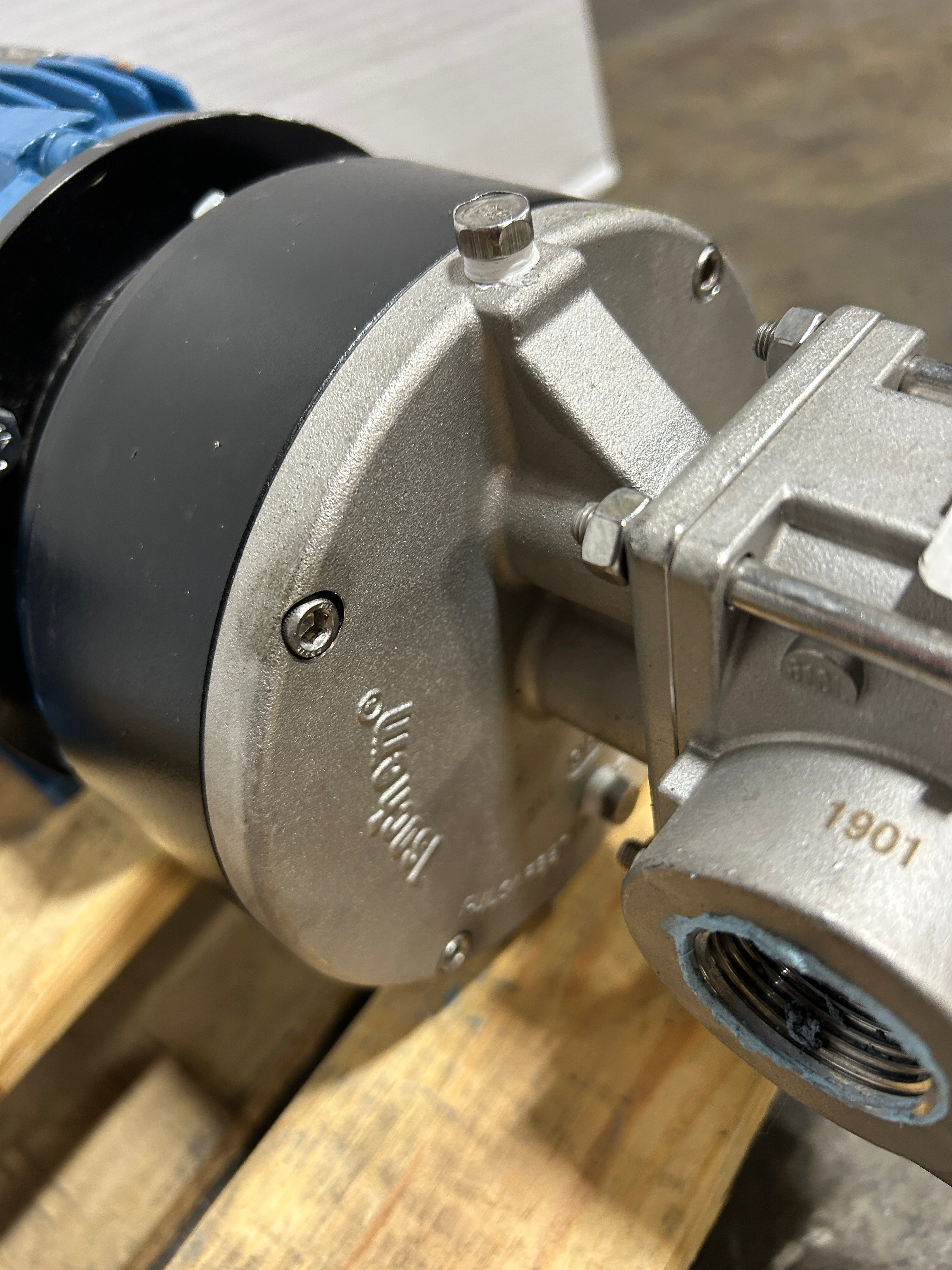 Isochem Pulsafeeder GMC8-AAT-KLO-A Gear Pump with Weg W21X Inverter Motor 2HP