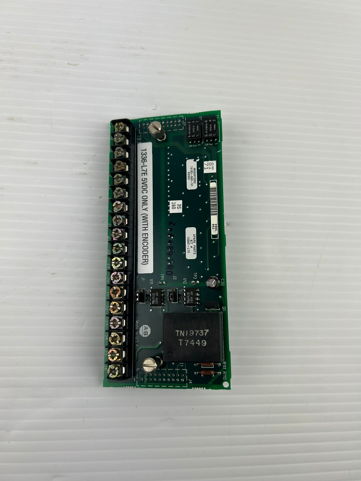 Allen Bradley 74103-663-51 Circuit Board M003372302 Drive Interface Board Rev 02