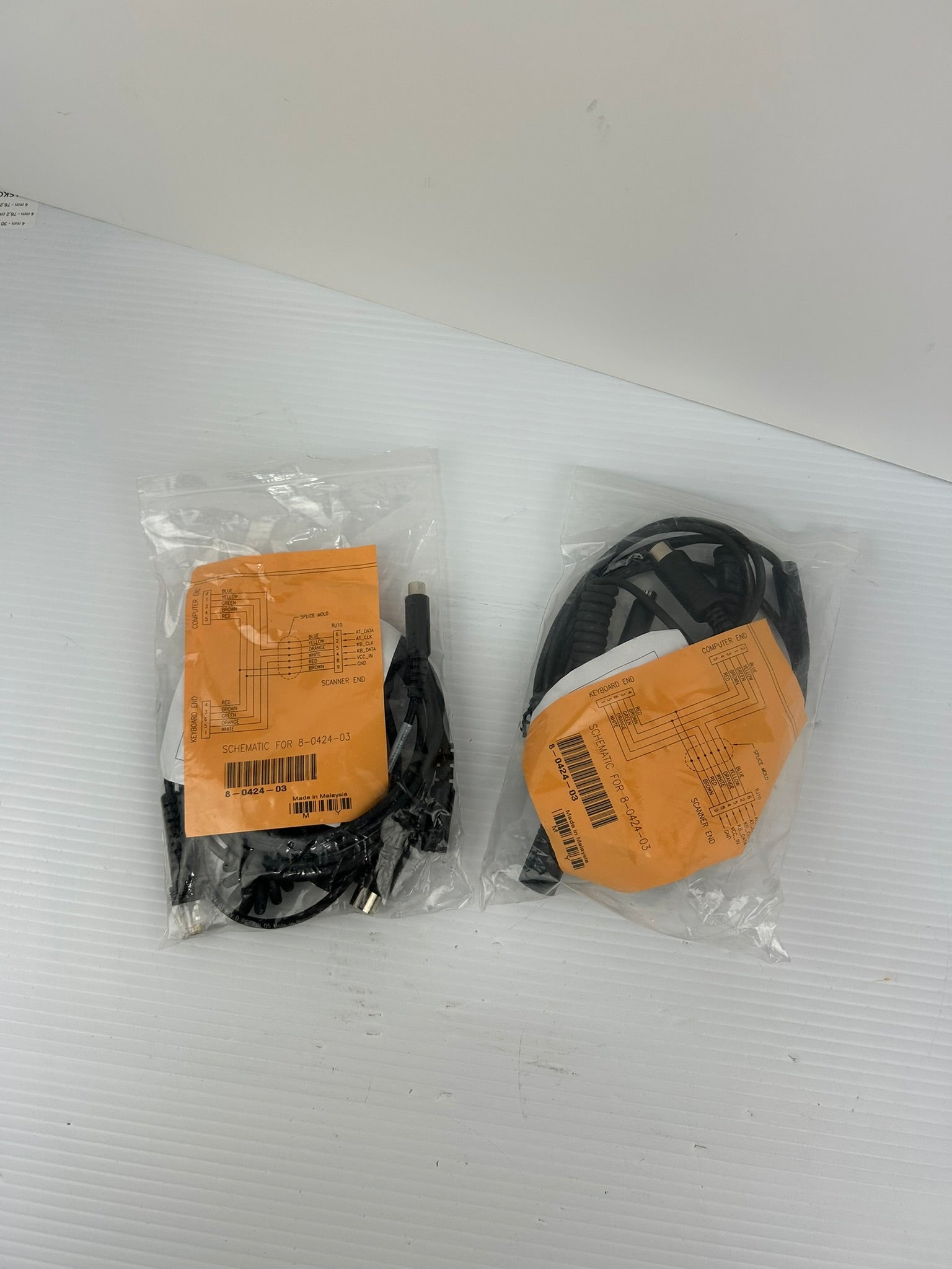 Adapter Plug for QuickScan 6000 / 6000 Plus Scanners 8-0424-03 - Lot of 2