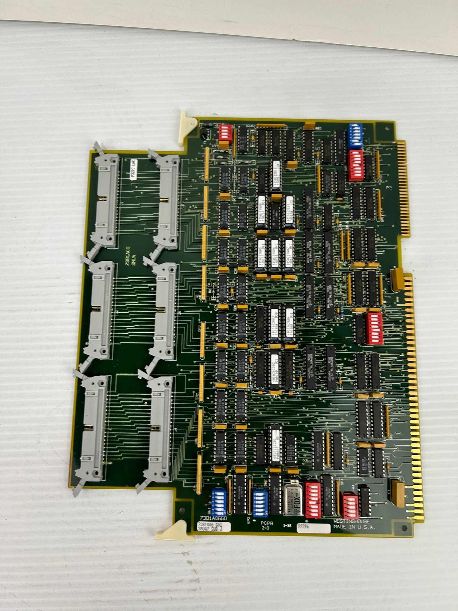 Westinghouse 7381A06G01 Circuit Board Sub J 3MUA7 7381A06 G01