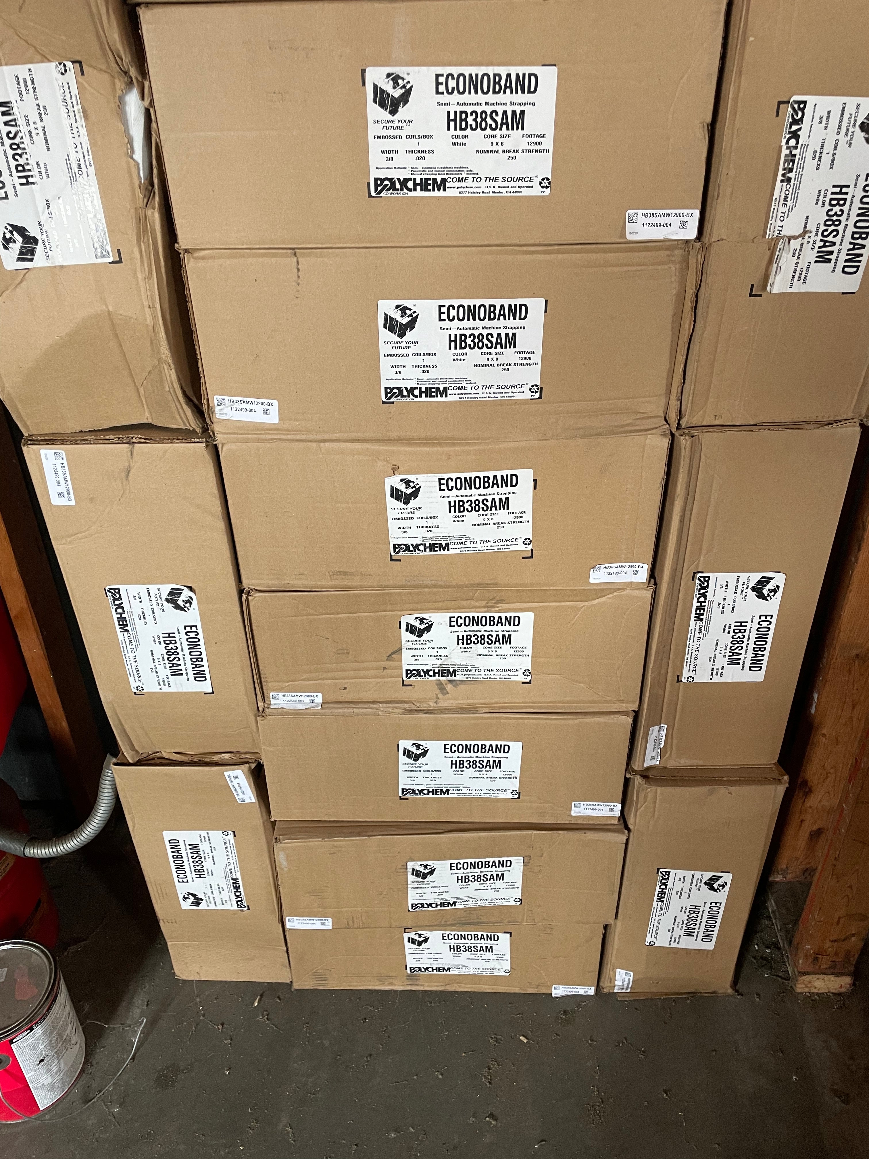 Polychem Econoband Semi-Automatic Machine Strapping HB38SAM White 3/8” W