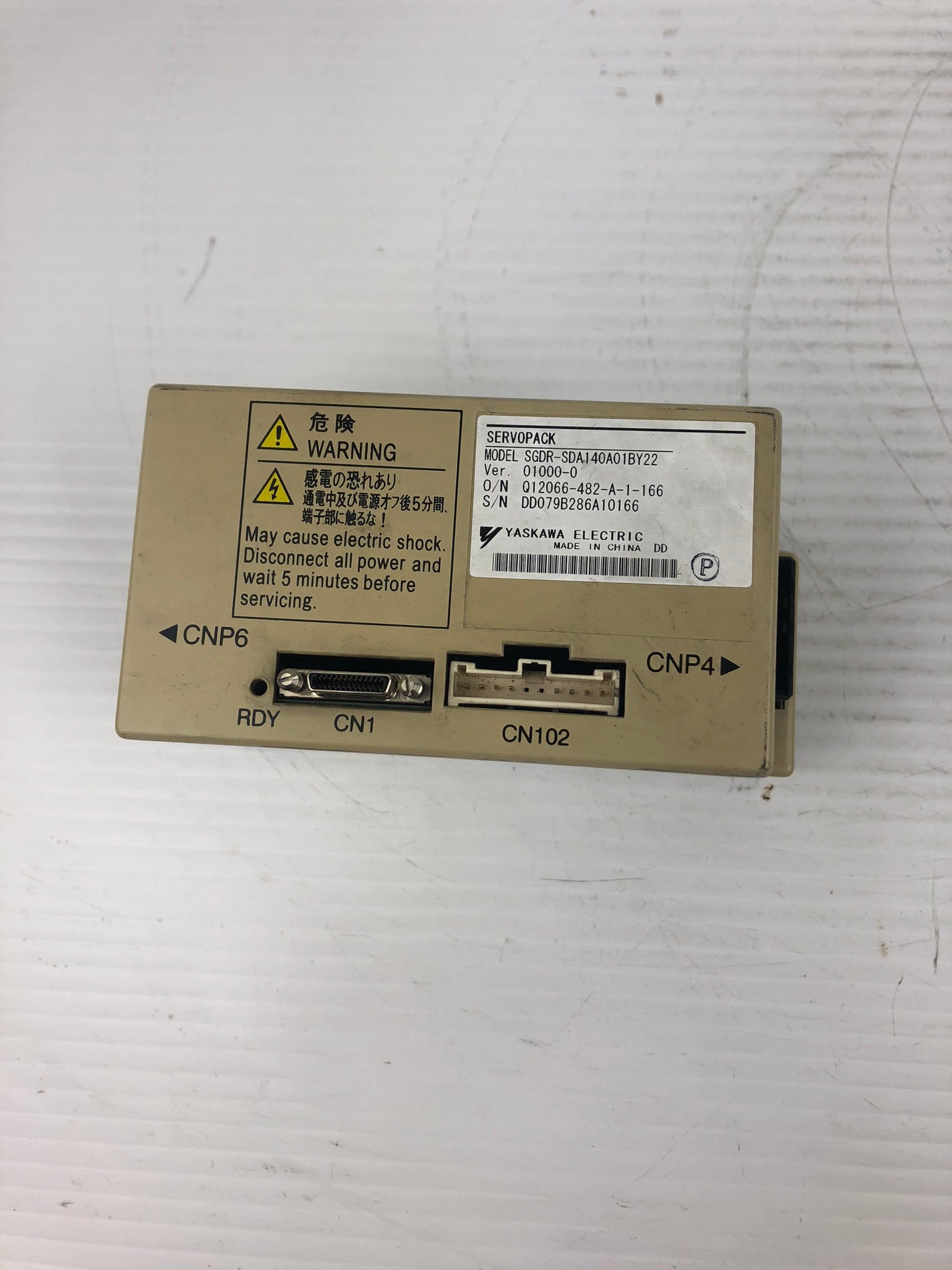 Yaskawa Electric SGDR-SDA140A01BY22 Servopack Drive