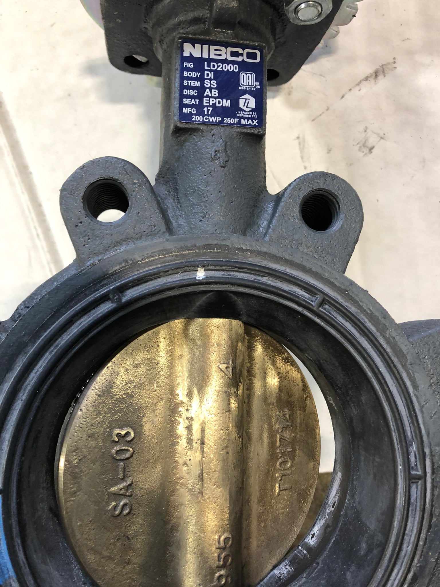 Nibco LD2000 Butterfly Valve