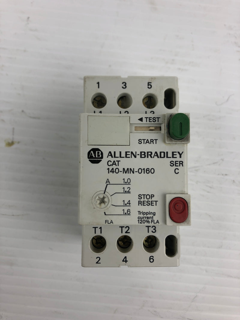 Allen-Bradley 140-MN-0160 Manual Motor Starter Series C