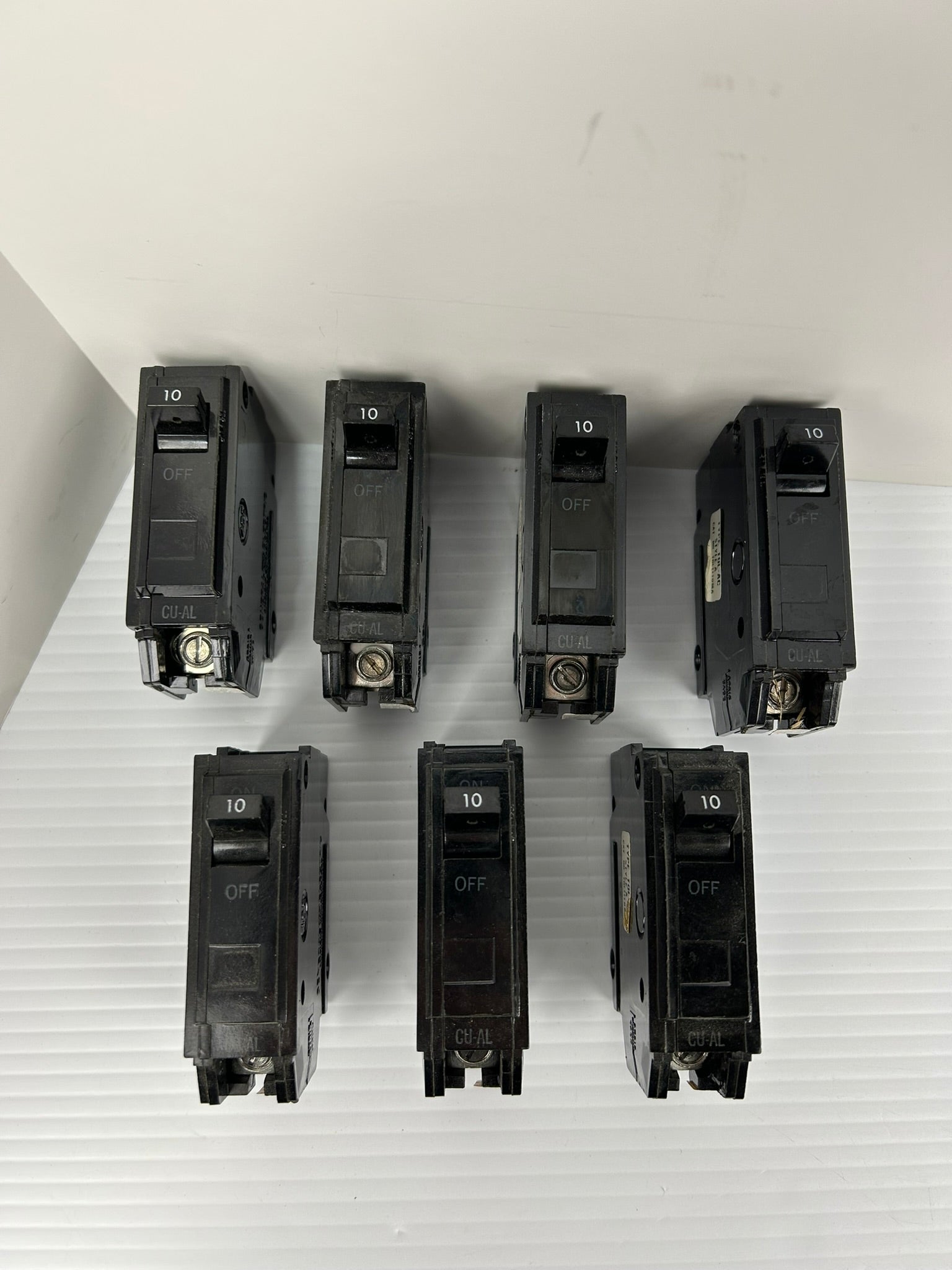 General Electric TQL-AC Circuit Breaker TQL1110MA 10A Style A 1P - Lot of 7