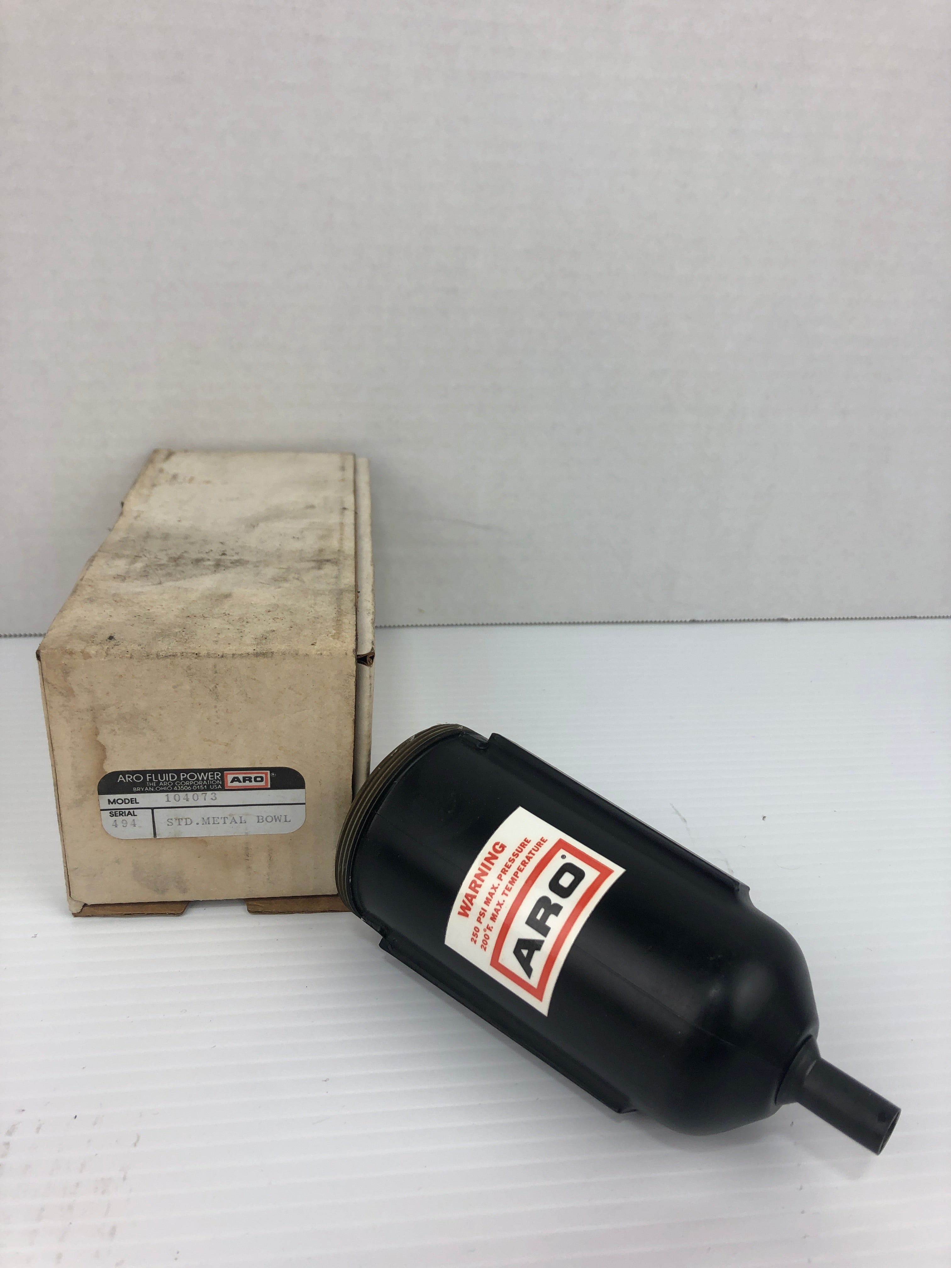 Aro 104073 Metal Bowl 250PSI