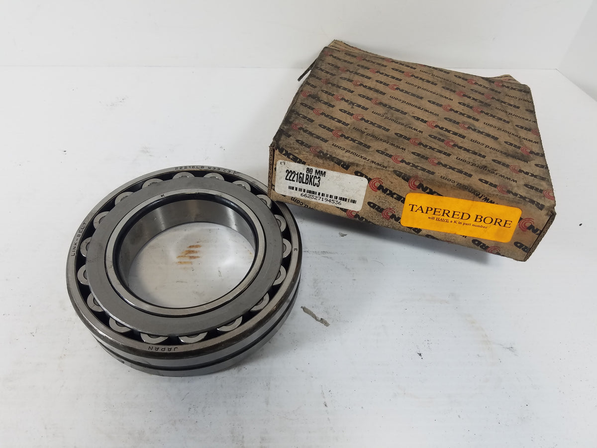 Rexnord 22216LBKC3 Tapered Bore Roller Bearing 80MM