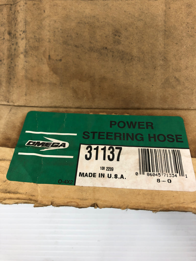 Omega 31137 Power Steering Hose 108 2289