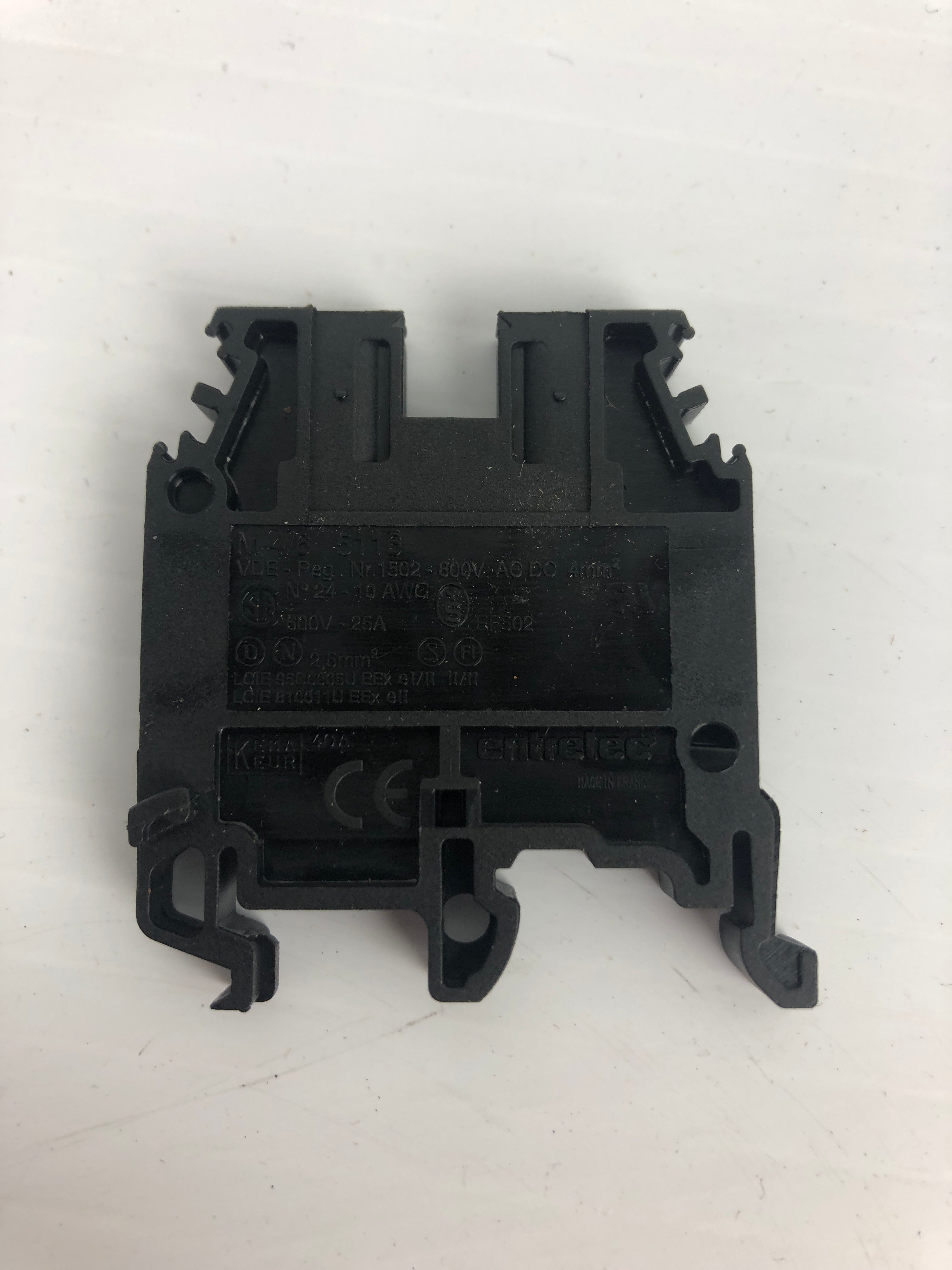 Entrelec M4/65116 Terminal Blocks 600V 25A - Lot of 18
