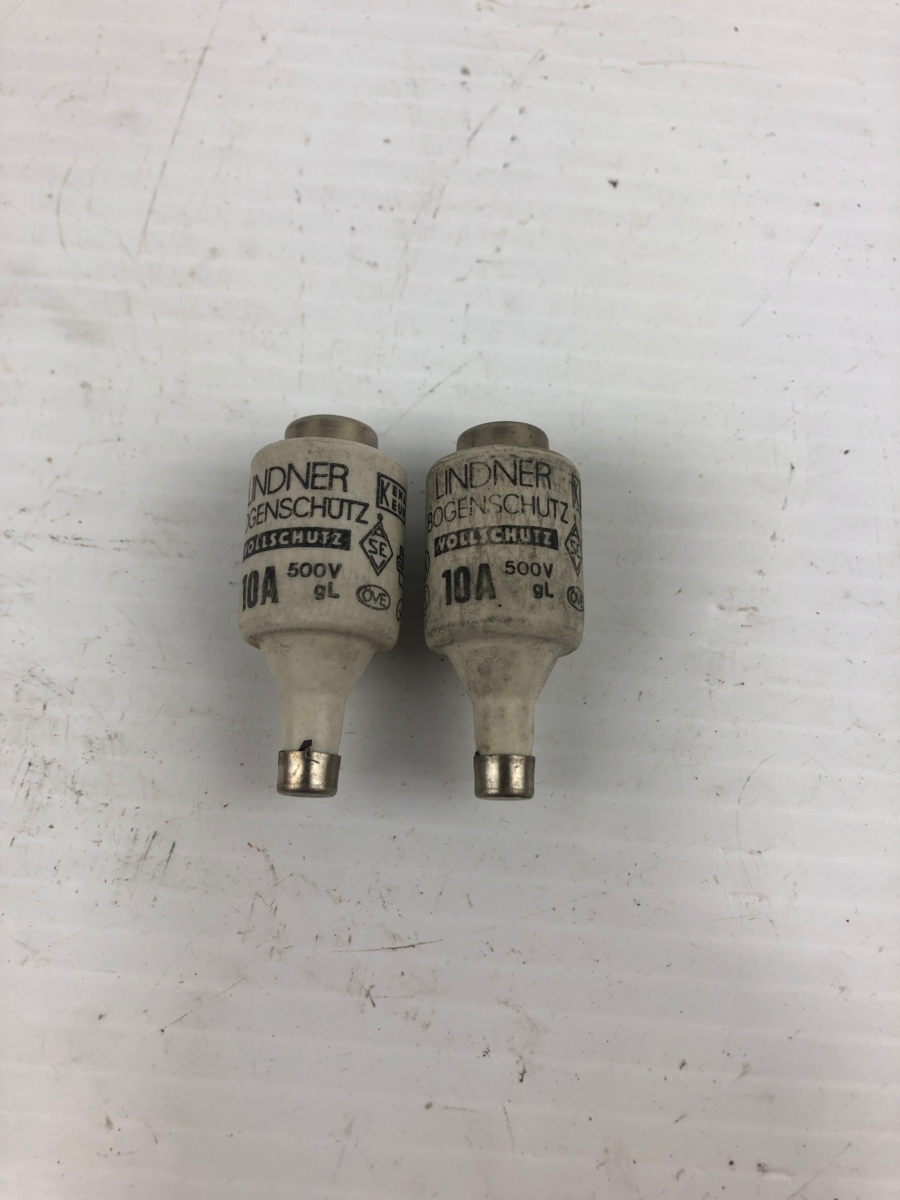 Lindner Bogenschutz Fuse 10A 500V - Lot of 2