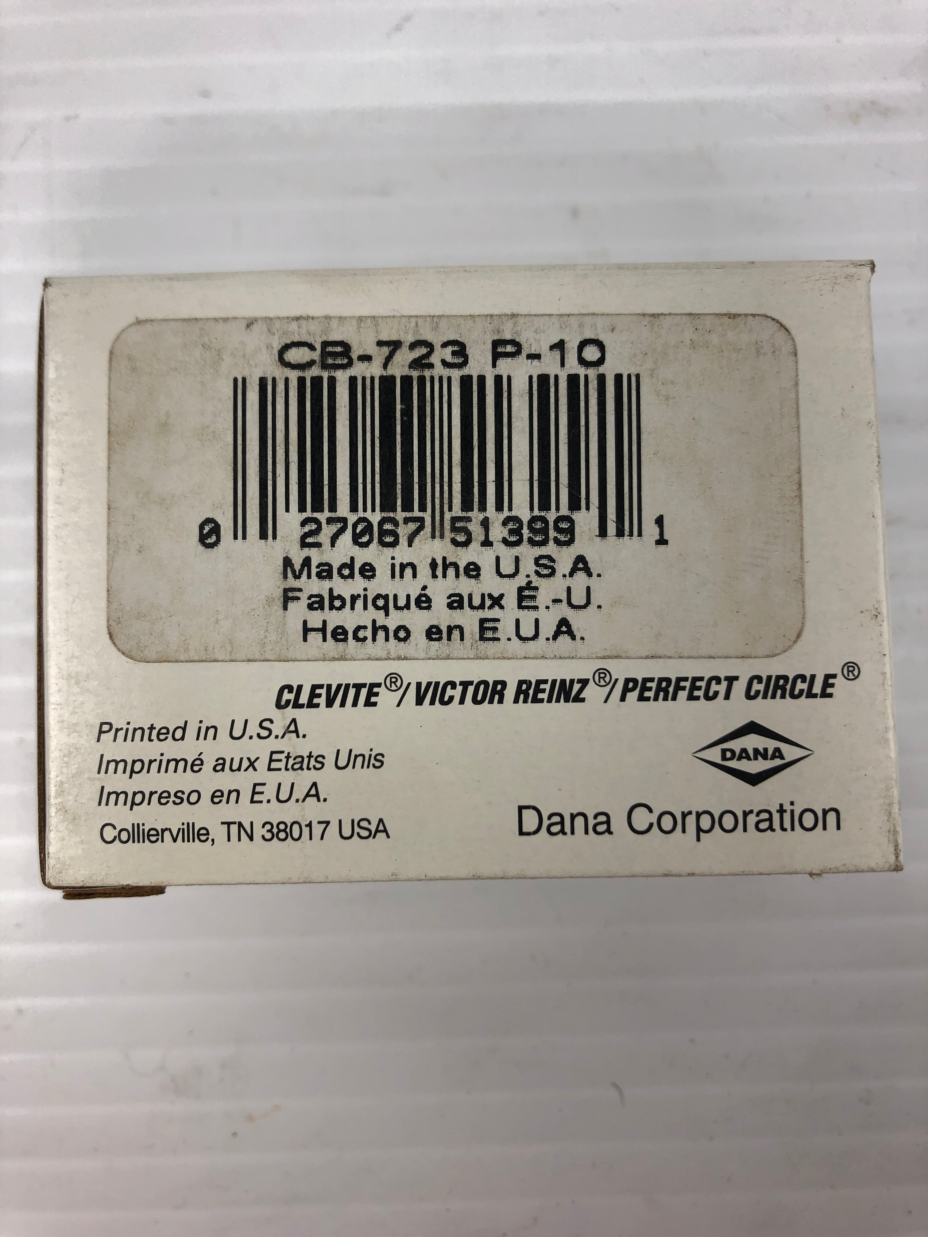 Clevite CB723P10 Engine Connecting Rod Bearing Pair CB-723 P-10