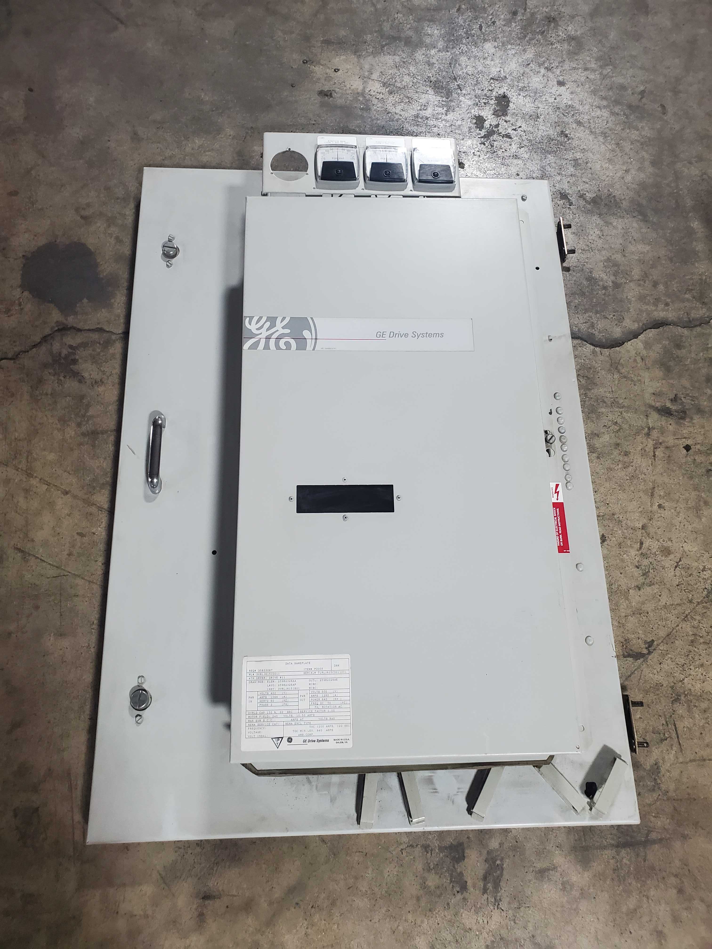 GE 3VRLJ615CD011 Drive Systems Empty Cabinet 35833087 PD005