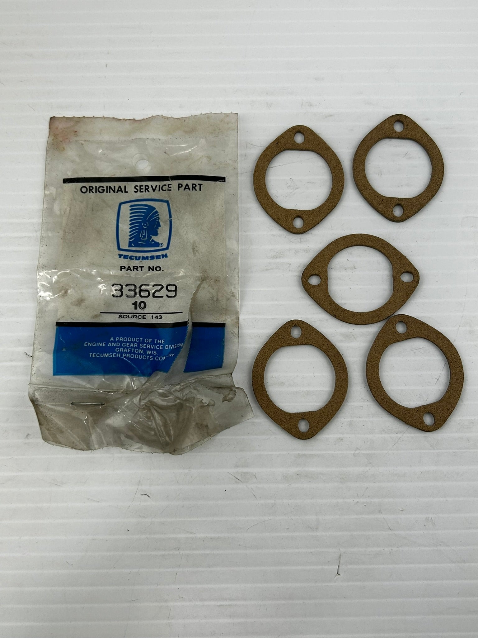Tecumseh Gasket 33629 - Package of 5