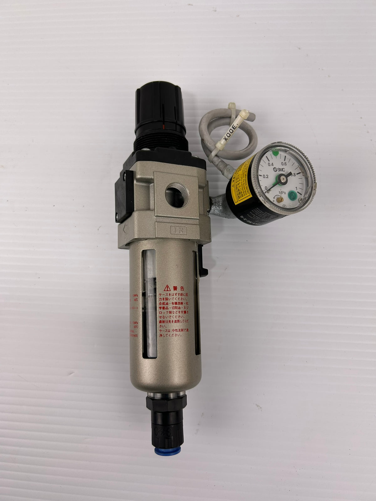 SMC AW30K-03D-X2384 Filter Regulator with SMC GP46-10-02L5-SC-2-Q Gauge