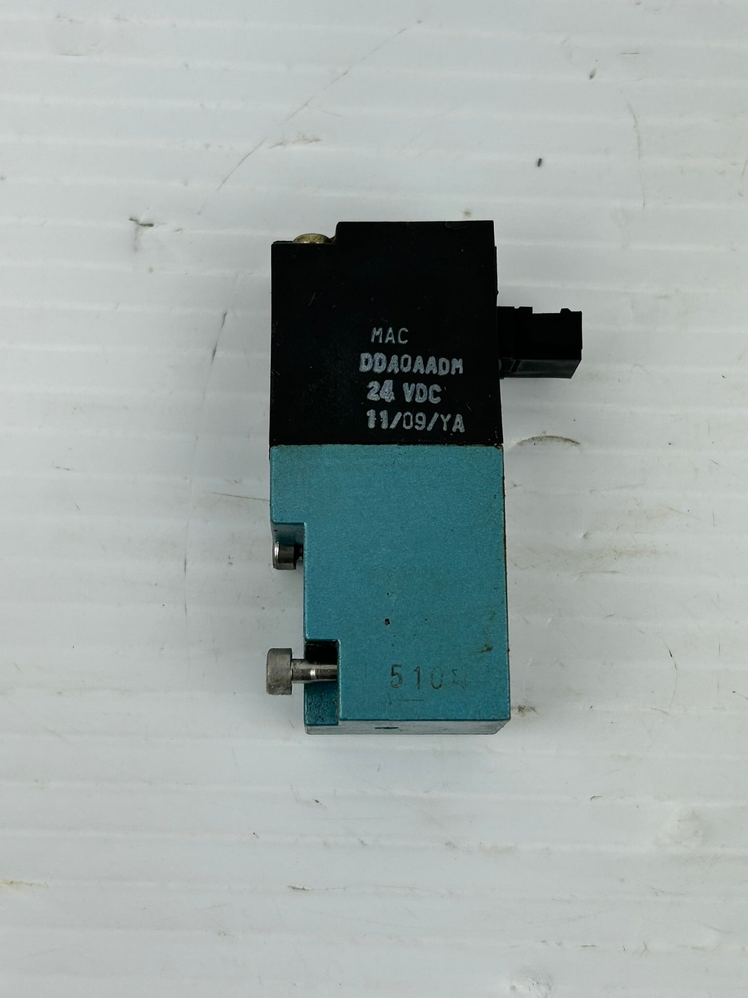 MAC DDA0AADM Solenoid Valve 24VDC 11/09/YA