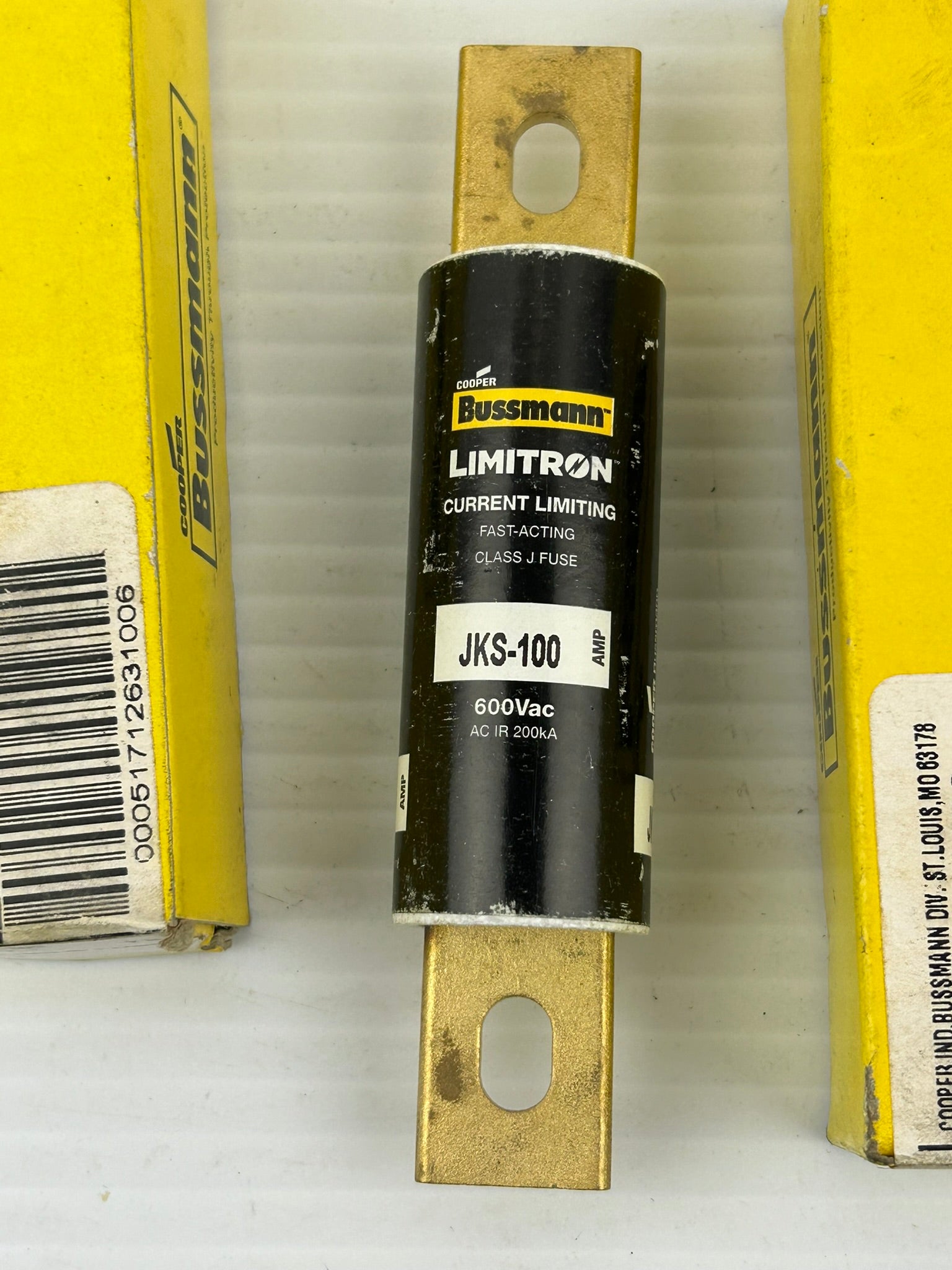 Bussmann JKS-100 Class J Fuse 100A 600VAC Fast Acting - Lot of 2