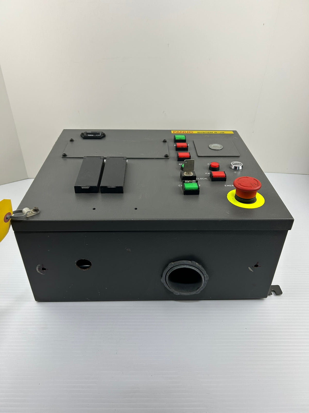 Fanuc System R-J2 Control Panel Box w/ Cable E-Stop Cycle Start Robot Interface