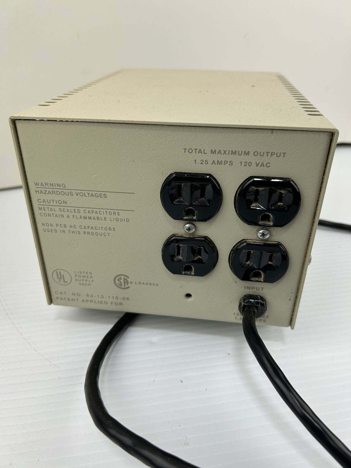 SOLA MCR 150 63-13-115-06 AC Mini Power Regulator 150VA 120V Voltage Conditioner