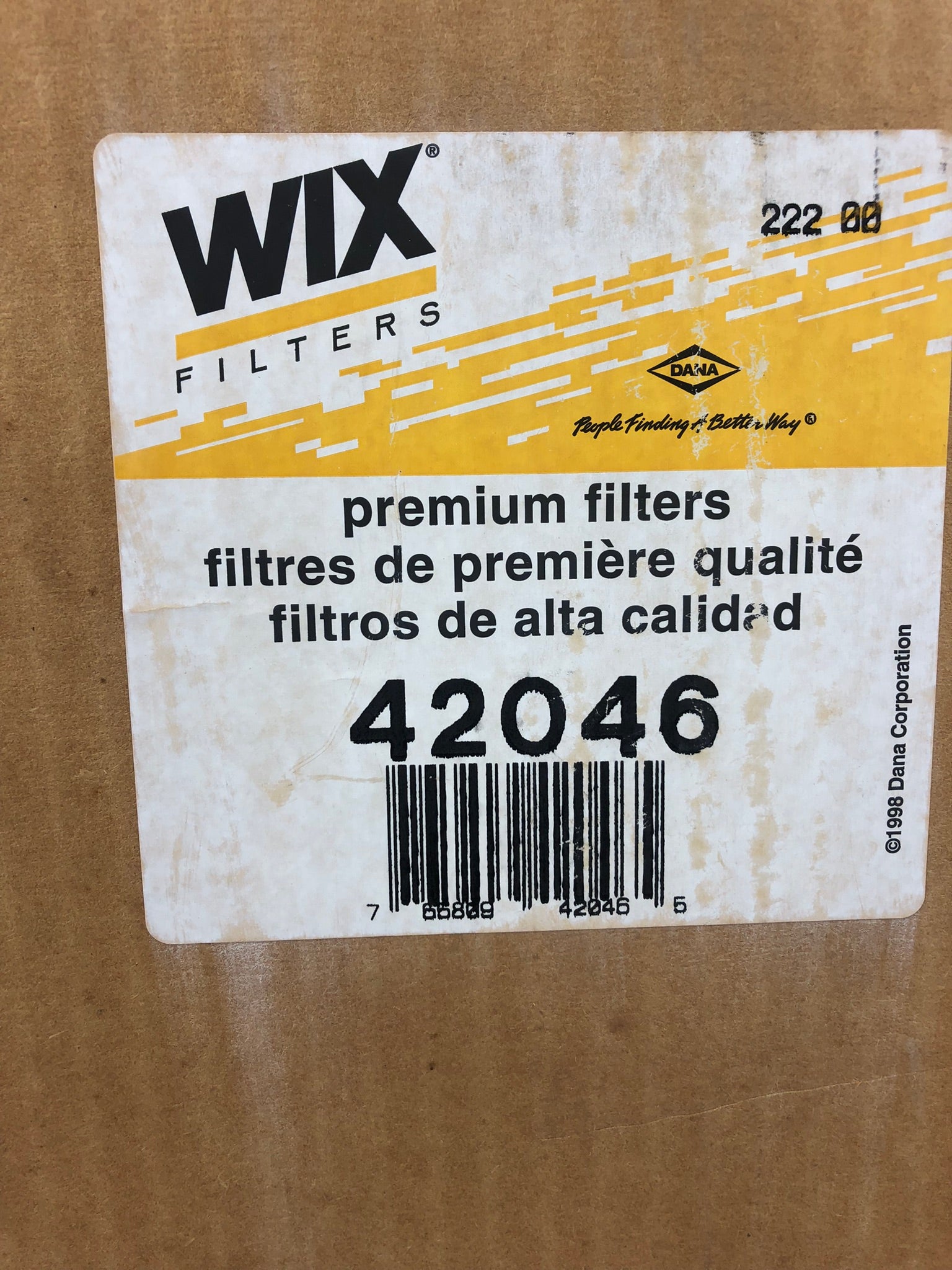 Wix 42046 Air Filter