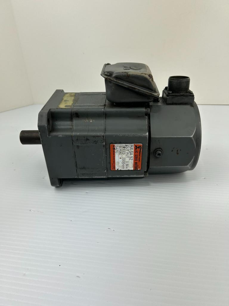 Mitsubishi HA-SA52 AC Servo Motor 0.5kW 2000RPM Permanent Magnet