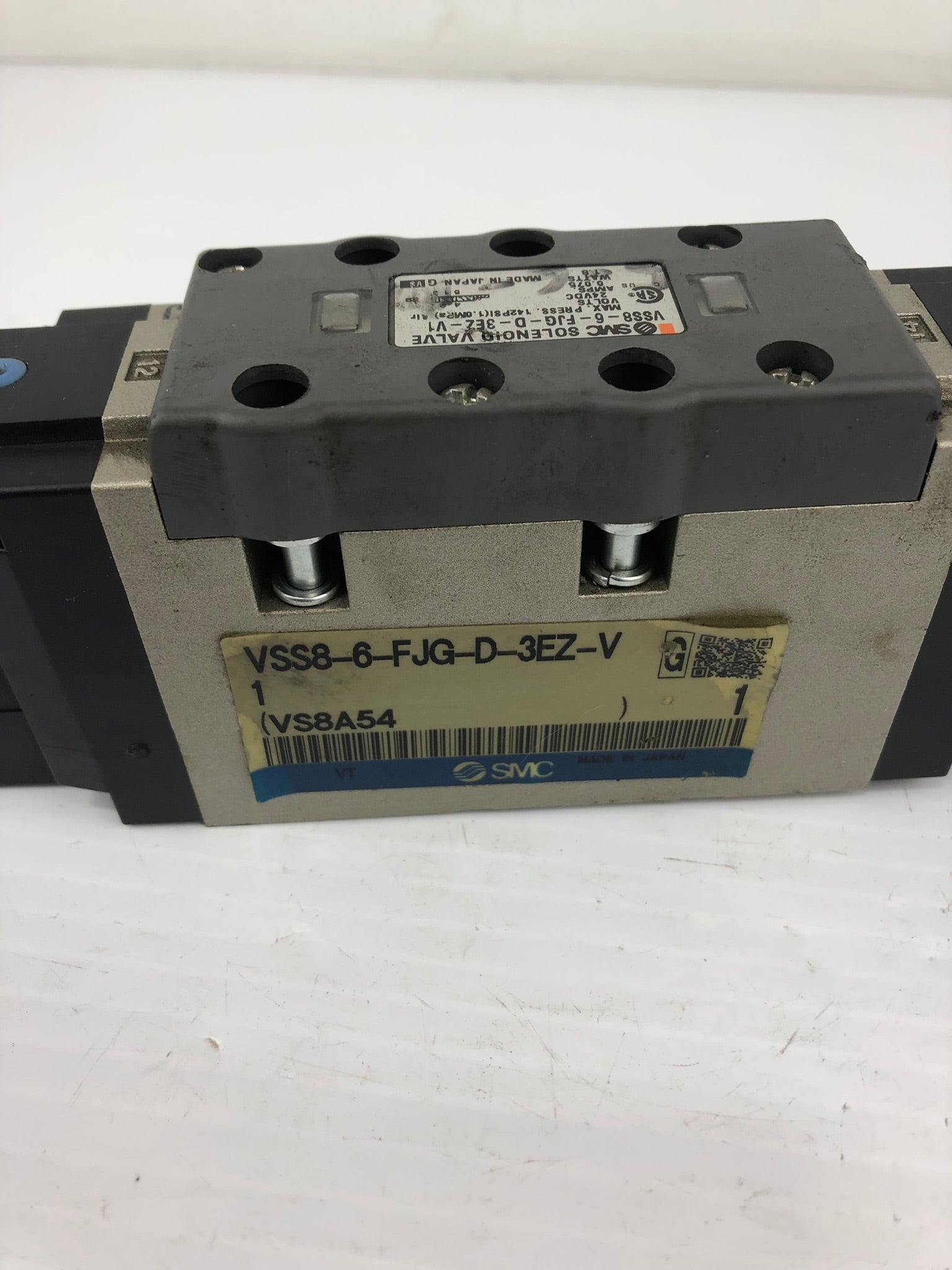 SMC VSS8-6-FJG-D-3EZ-V1 Solenoid Valve
