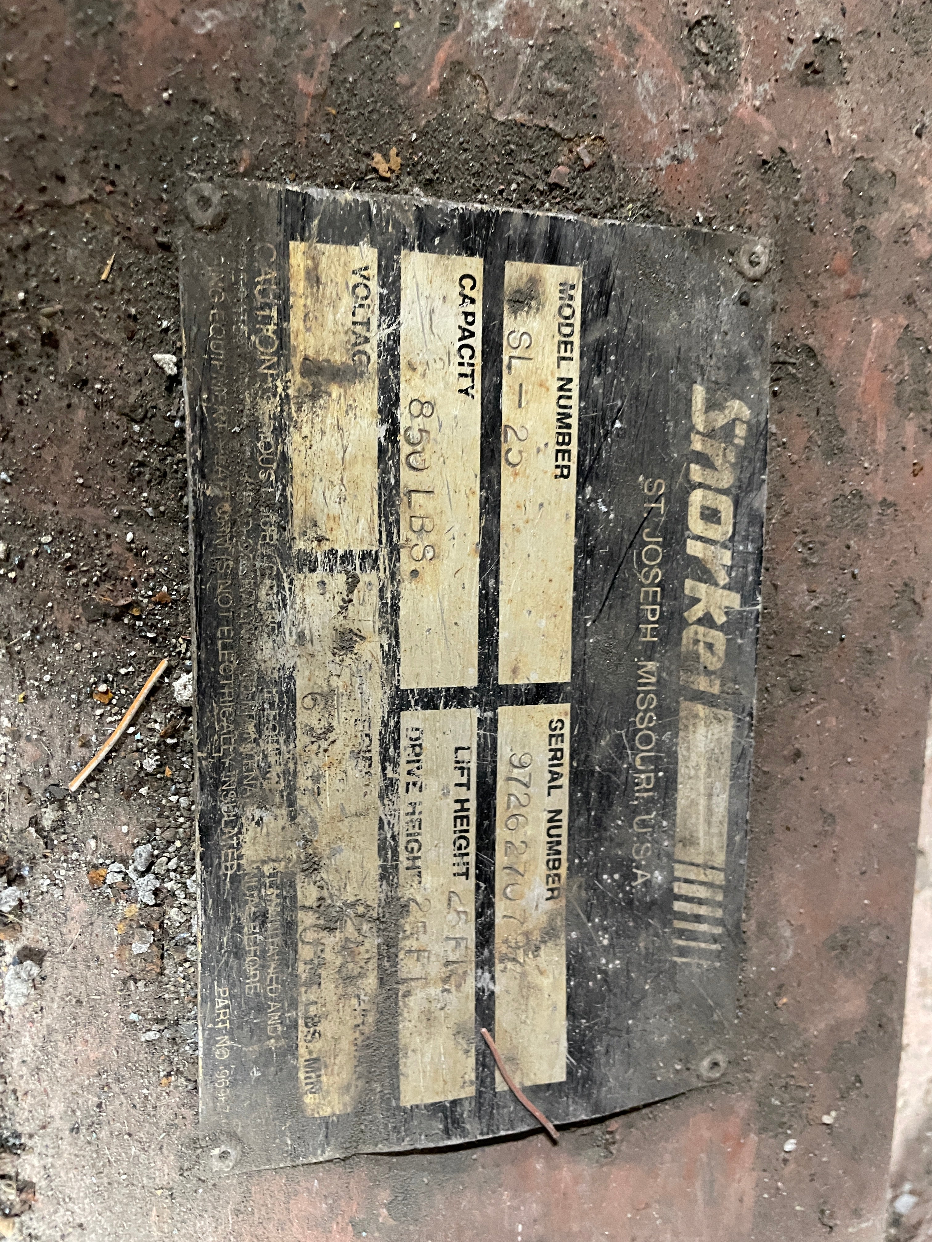 Snorkel Scissor Lift SL25 Electric 850 Lb. Capacity 25 Ft. Height 9726270797