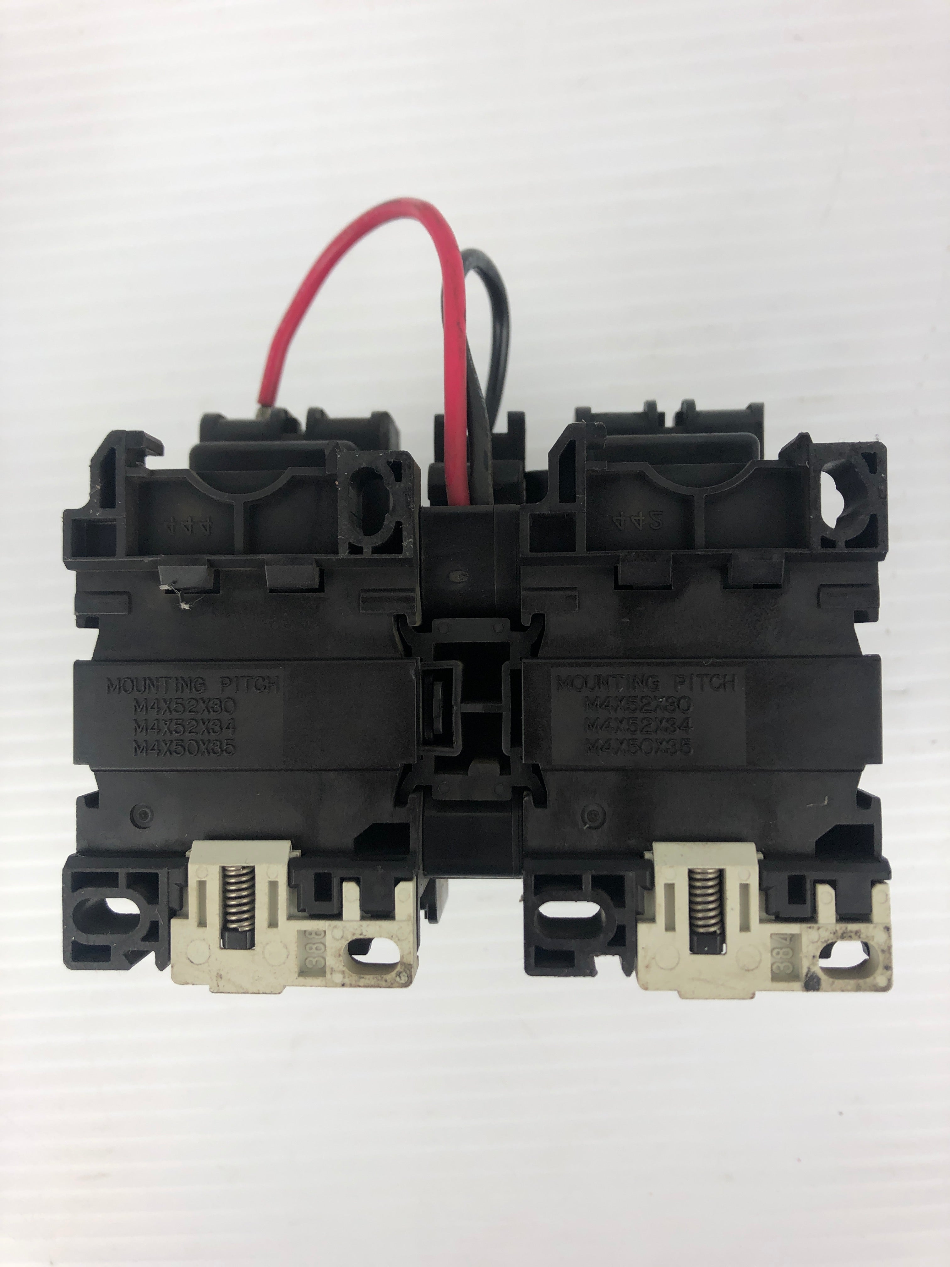 Mitsubishi S-N10 Magnetic Contactor UN-AX2 Auxiliary Contact Block - Lot of 2