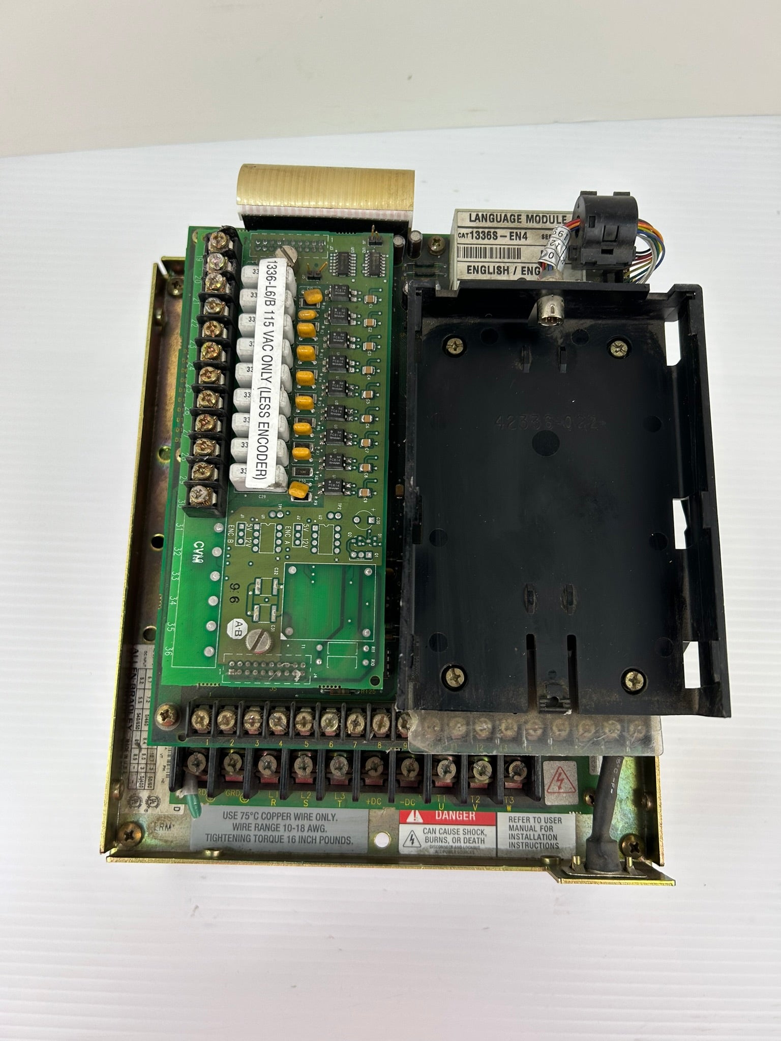 Allen Bradley 1336S-BRF50-AN-EN-HA2-L6 AC Drive Series D - NO TOP COVER