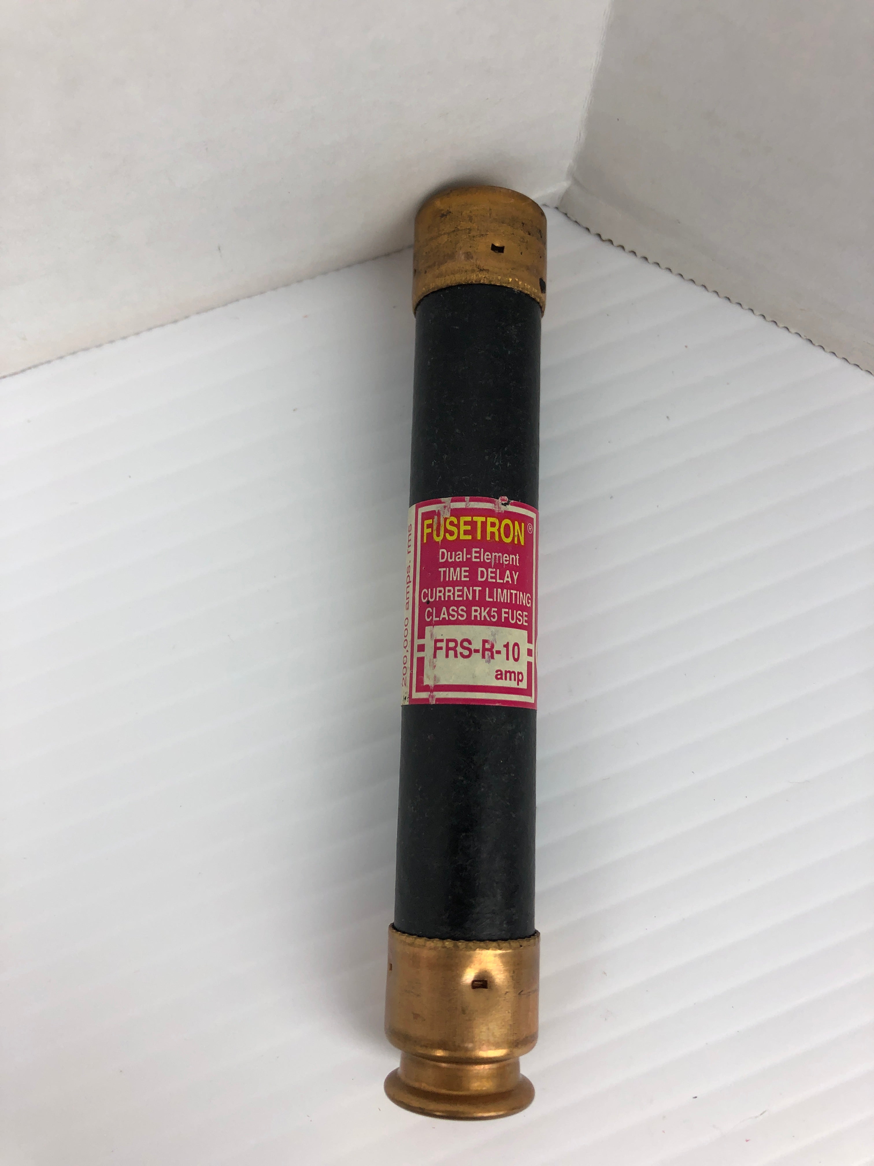 Fusetron FRS-R-10 Dual Element Time Delay Fuse RK5 600V 10A - Lot of 2