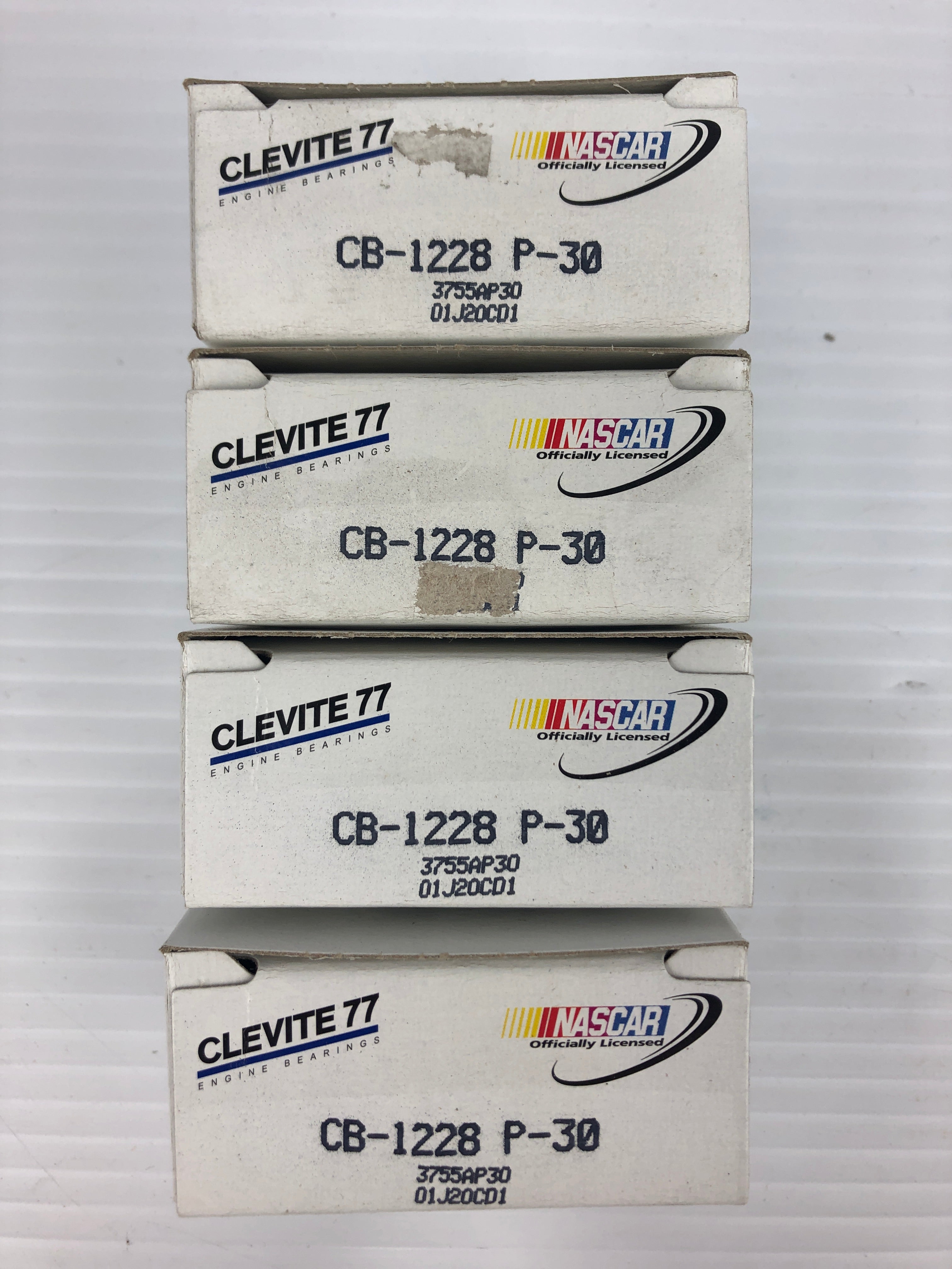 Clevite CB1228P30 Engine Connecting Rod Bearing Pair CB-1228 P-30 - Lot of 4