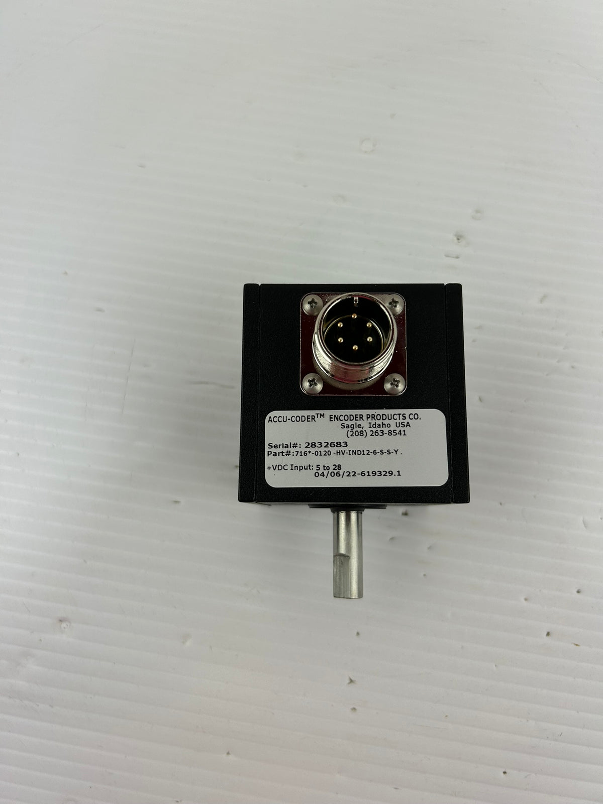 Accu-Coder 716*-0120-HV-IND12-6-S-S-Y Industrial Rotary Encoder 5-28 VDC