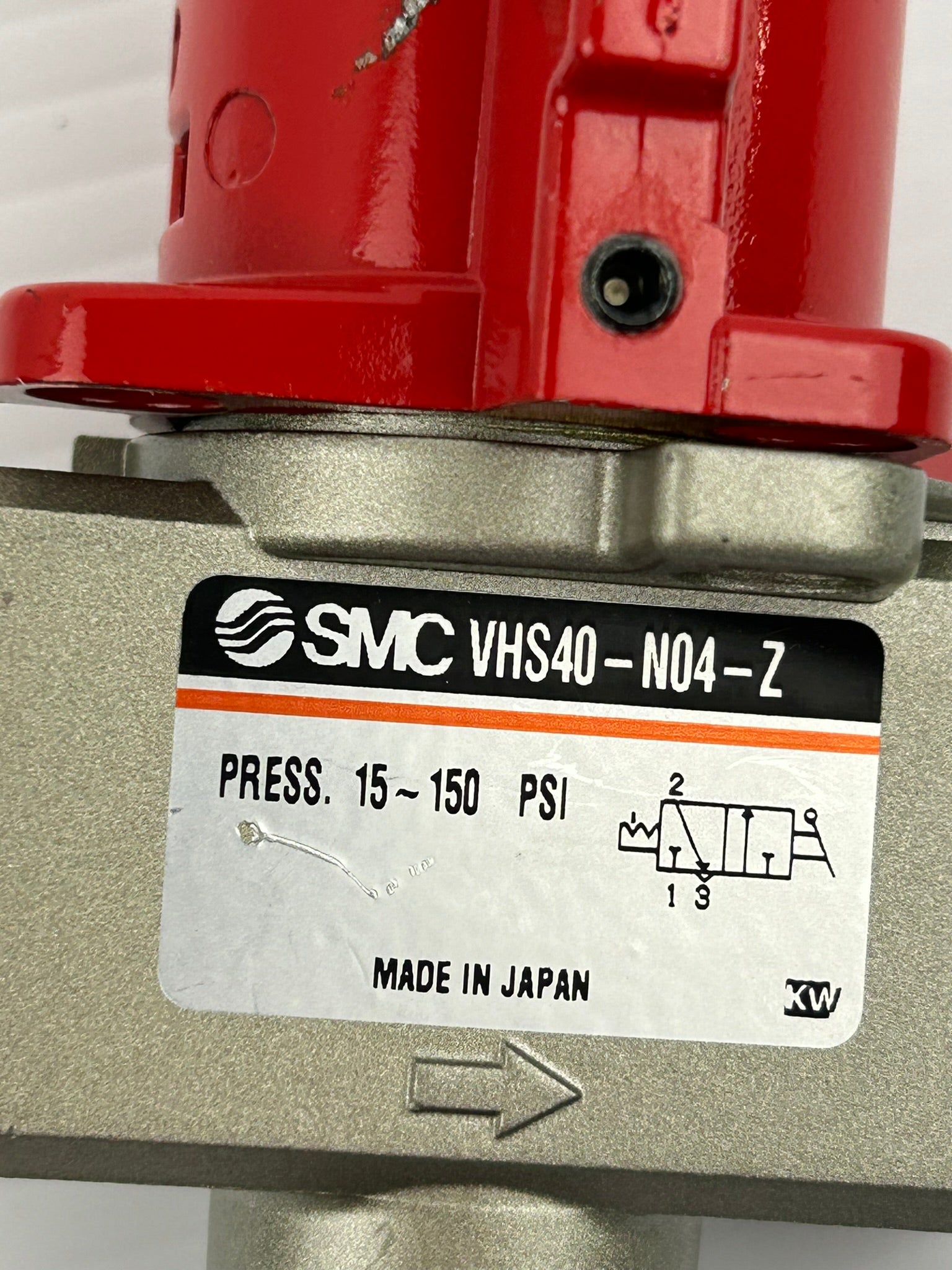 SMC VHS40-N04-Z Pneumatic Lockout Valve 15-150 PSI