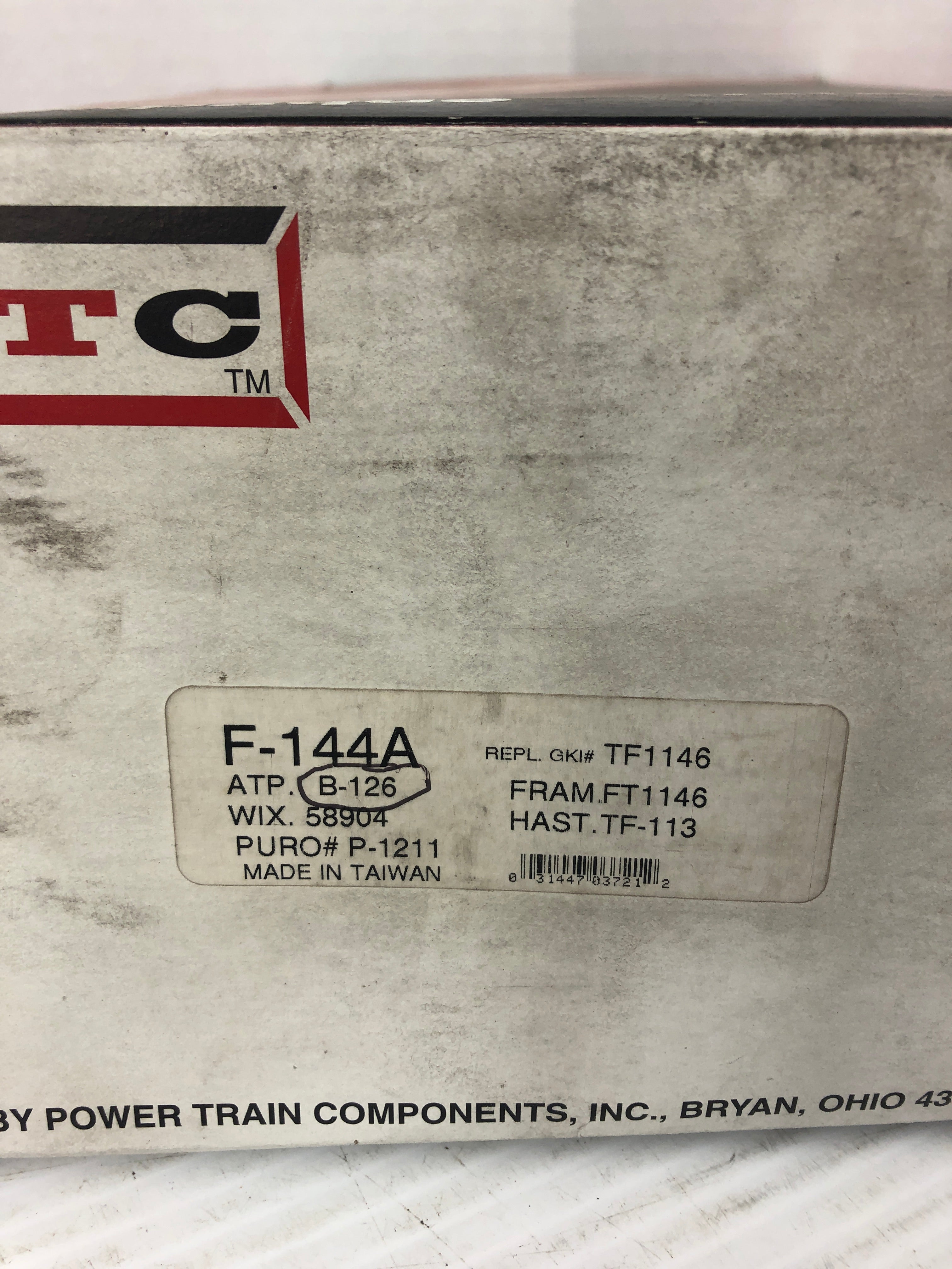 PTC F-144A Automatic Transmission Filter
