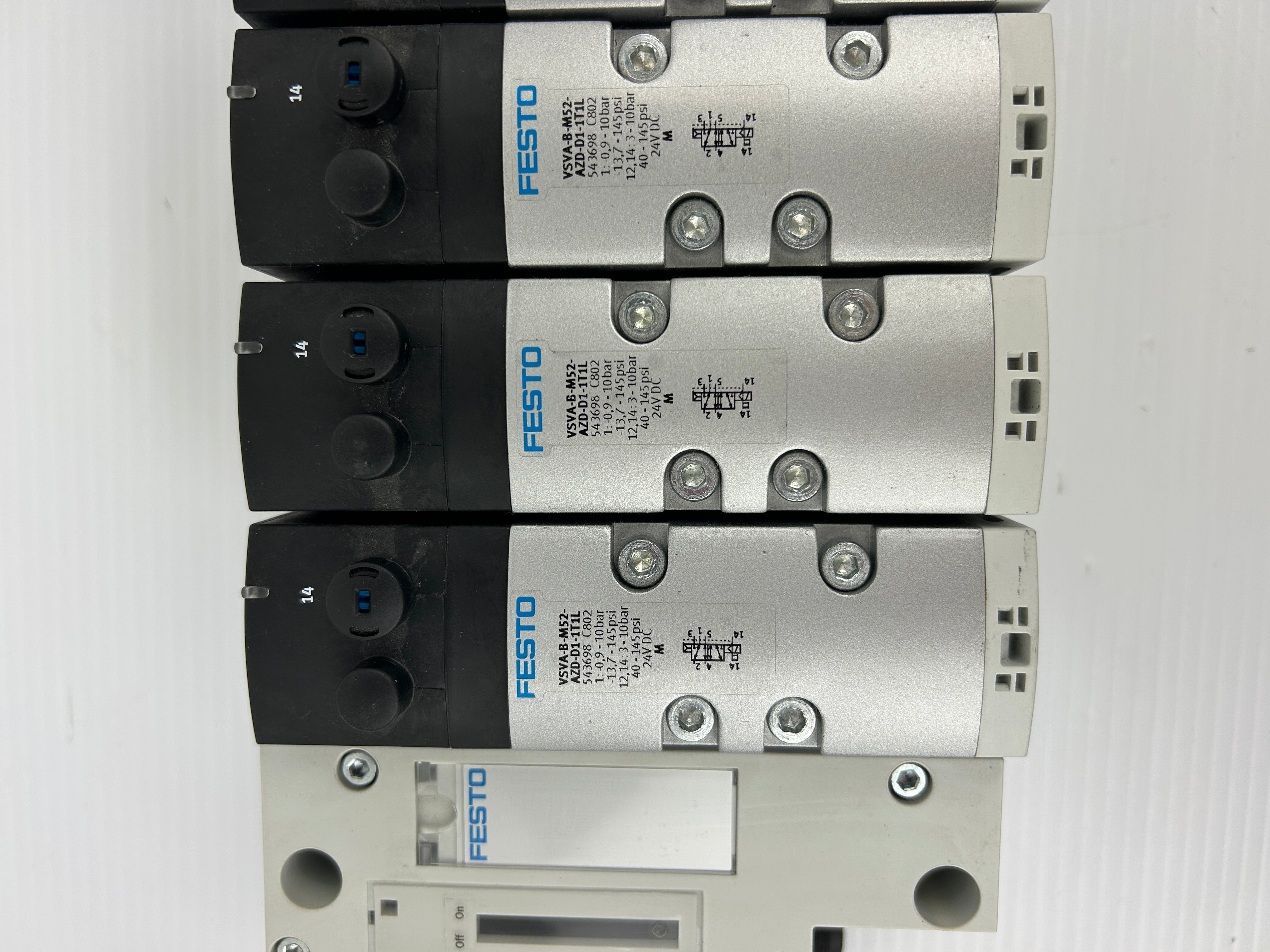 Festo Valve Assembly VTSA-FB CPX-FB13 VSVA-B-M52-AZD-D1-1T1L VABB-S2-10-WT