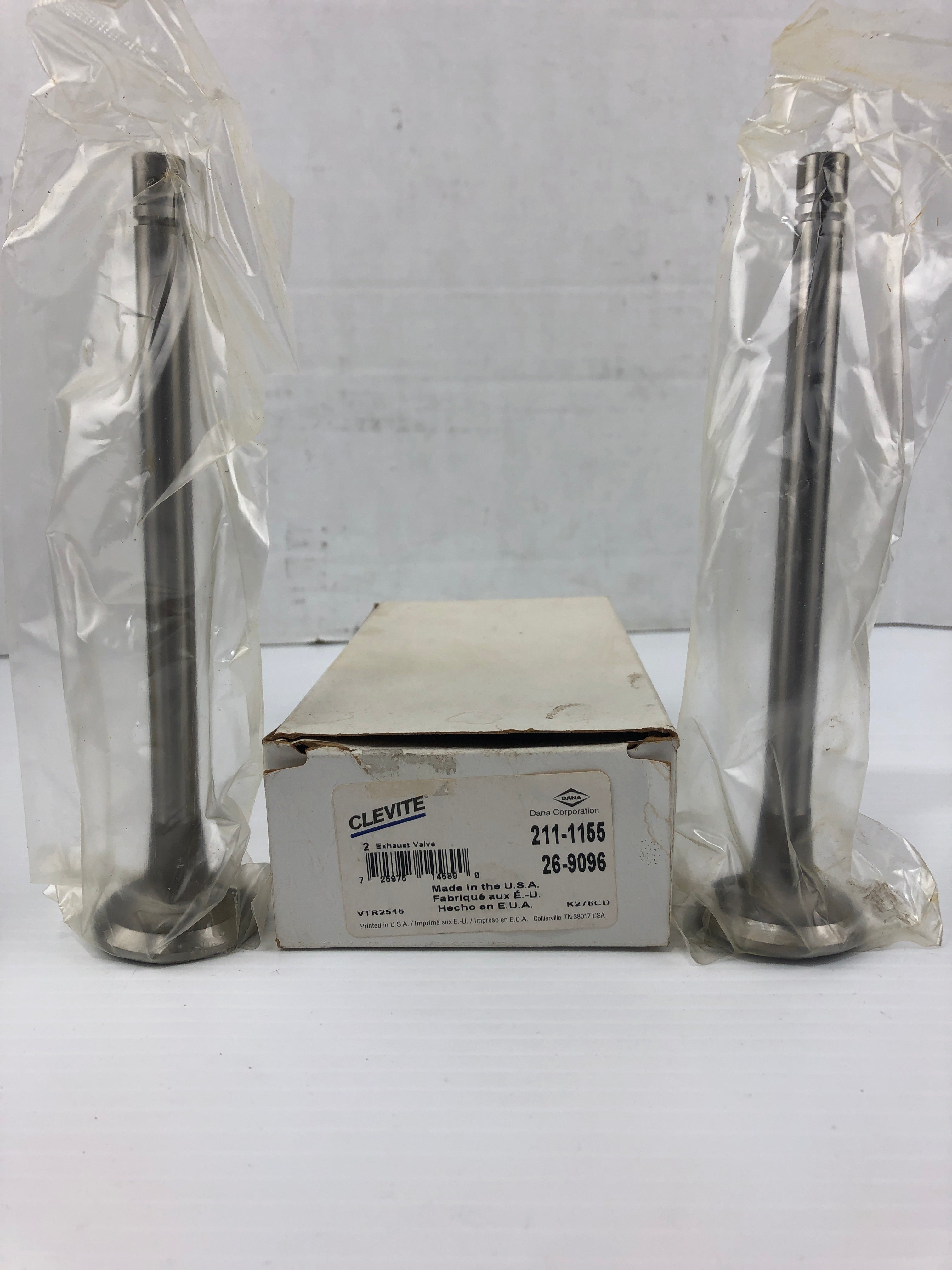 Clevite 2111155 Engine Exhaust Valve Pair 211-1155